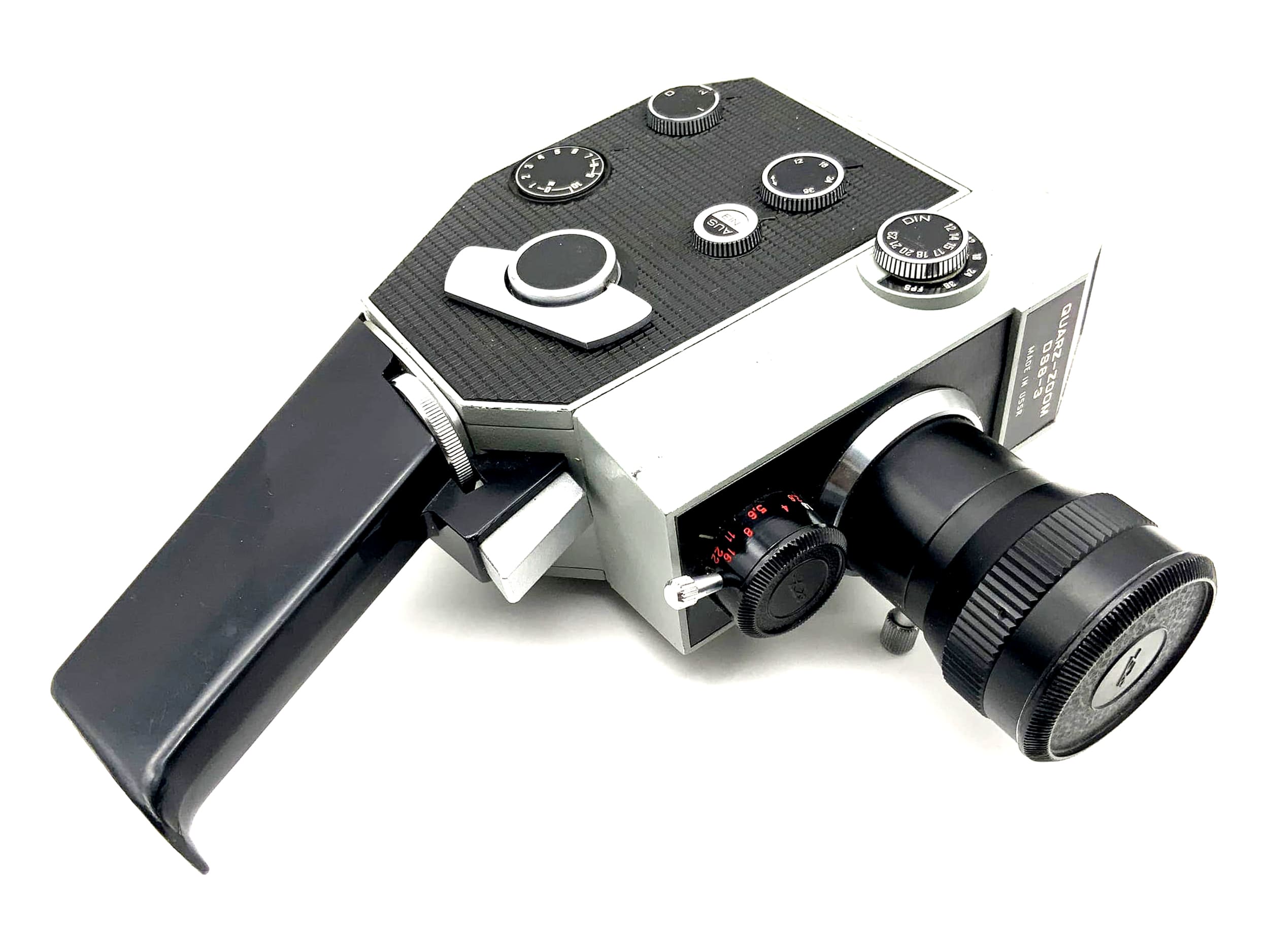 Caméra argentique Zenit Quartz DS8-3 Meteor-8M Fabriquée en URSS Caméra 16 mm