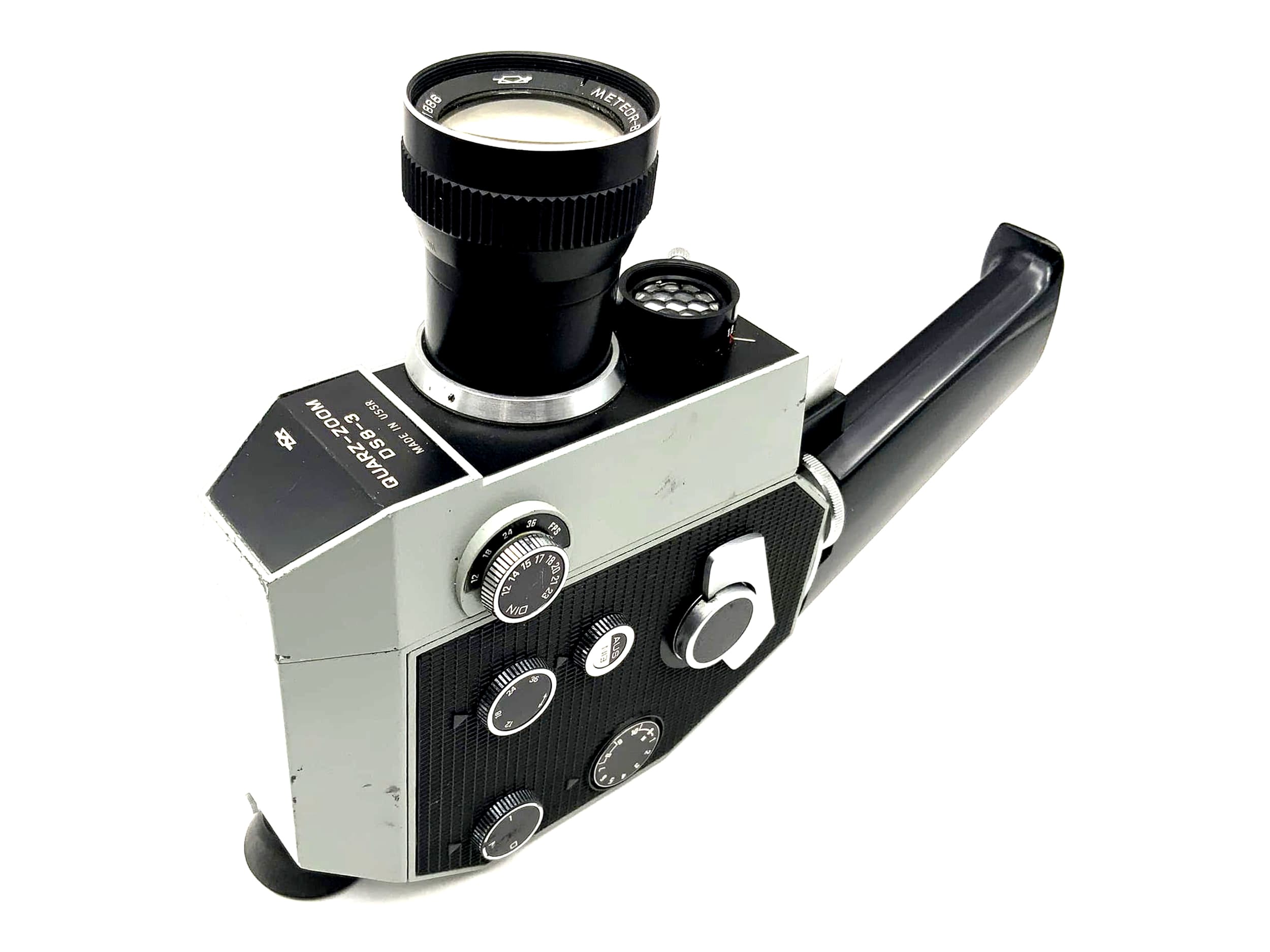 Caméra argentique Zenit Quartz DS8-3 Meteor-8M Fabriquée en URSS Caméra 16 mm