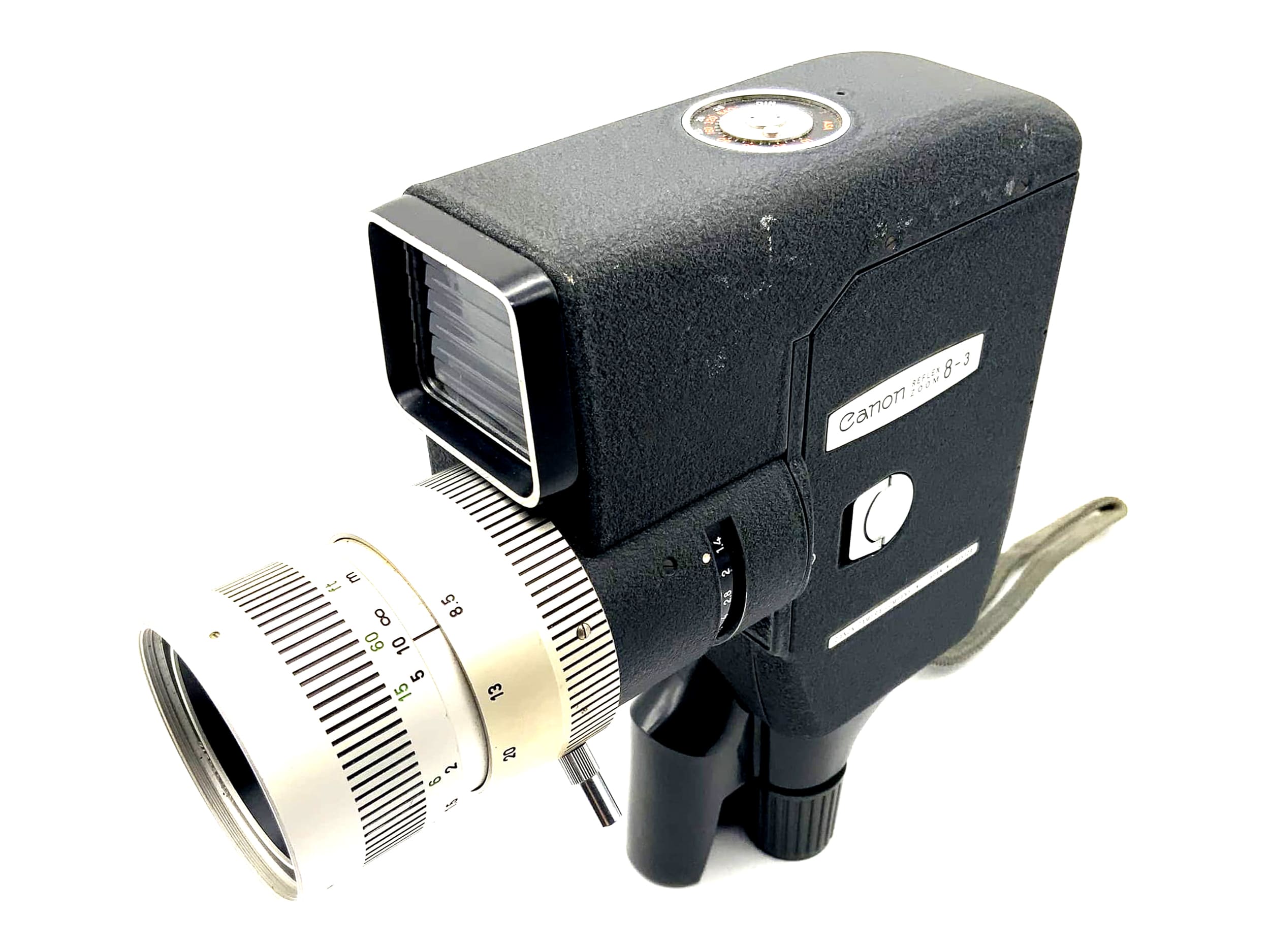 Appareil photo argentique Canon Reflex Zoom 8-3 avec appareil photo C-8 Grip Super 8