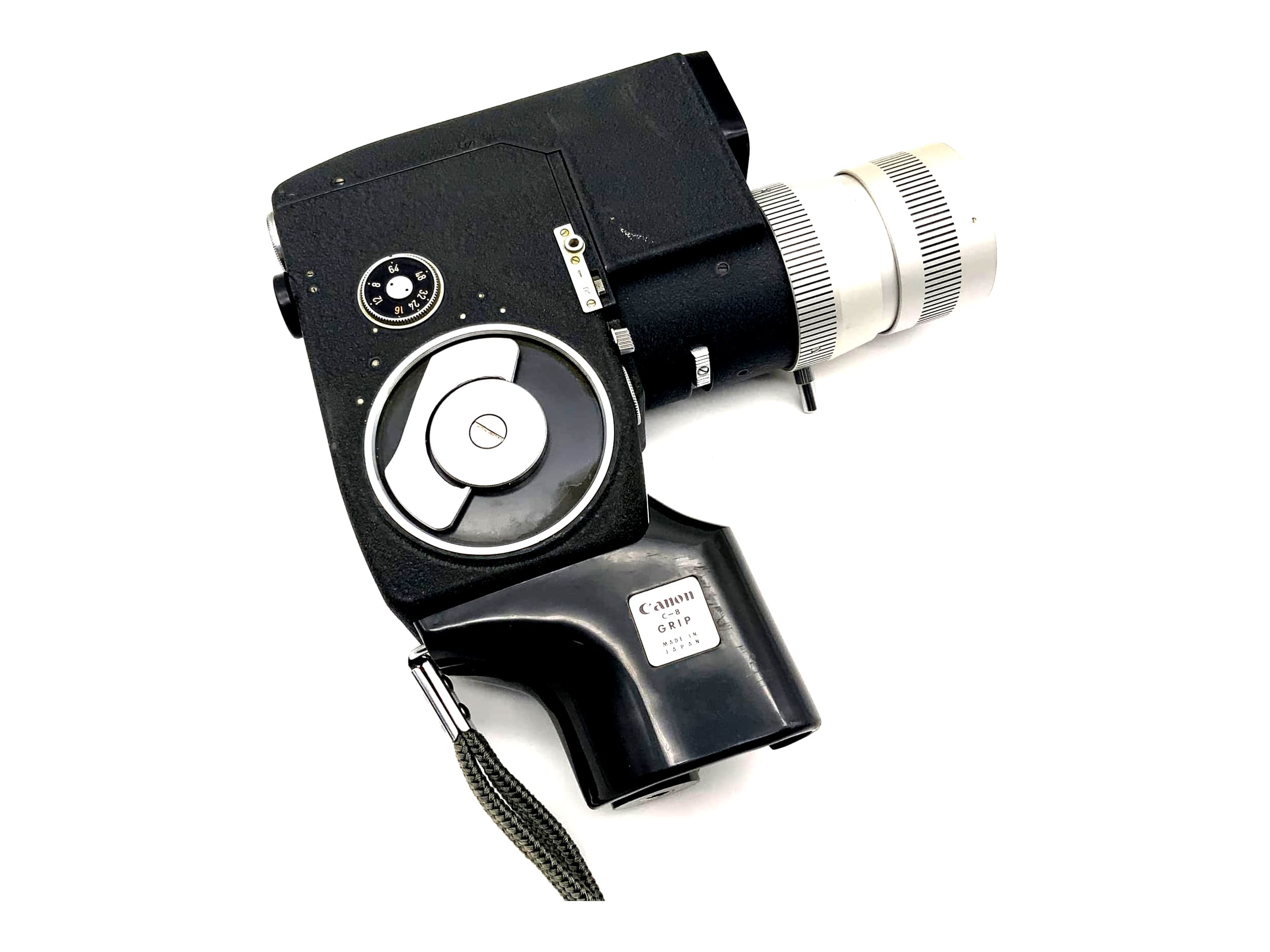 Appareil photo argentique Canon Reflex Zoom 8-3 avec appareil photo C-8 Grip Super 8