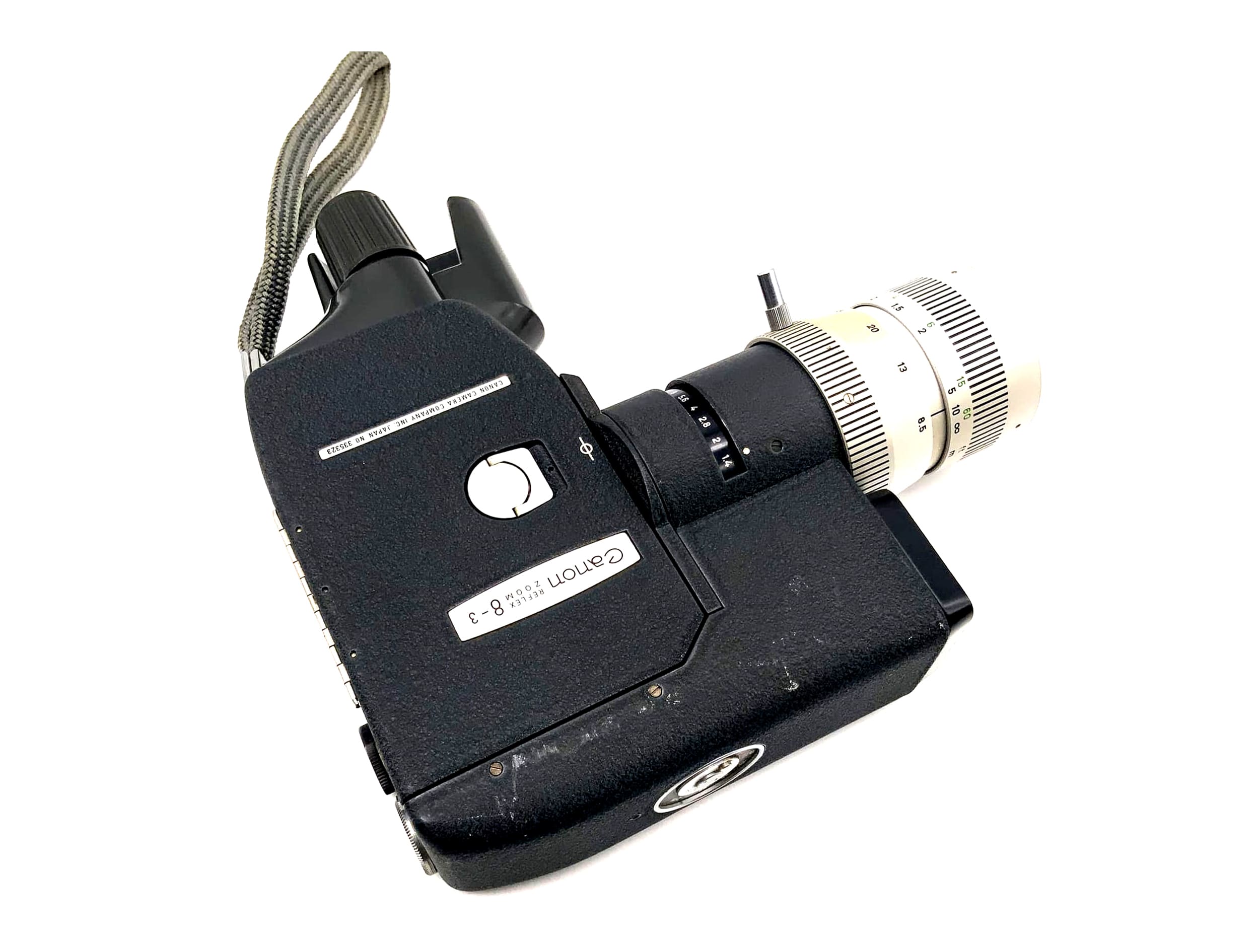 Appareil photo argentique Canon Reflex Zoom 8-3 avec appareil photo C-8 Grip Super 8