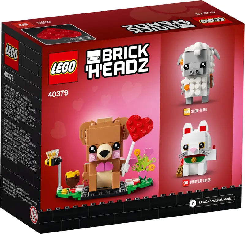 LEGO Brickheadz 40379 Valentine's Day Bear