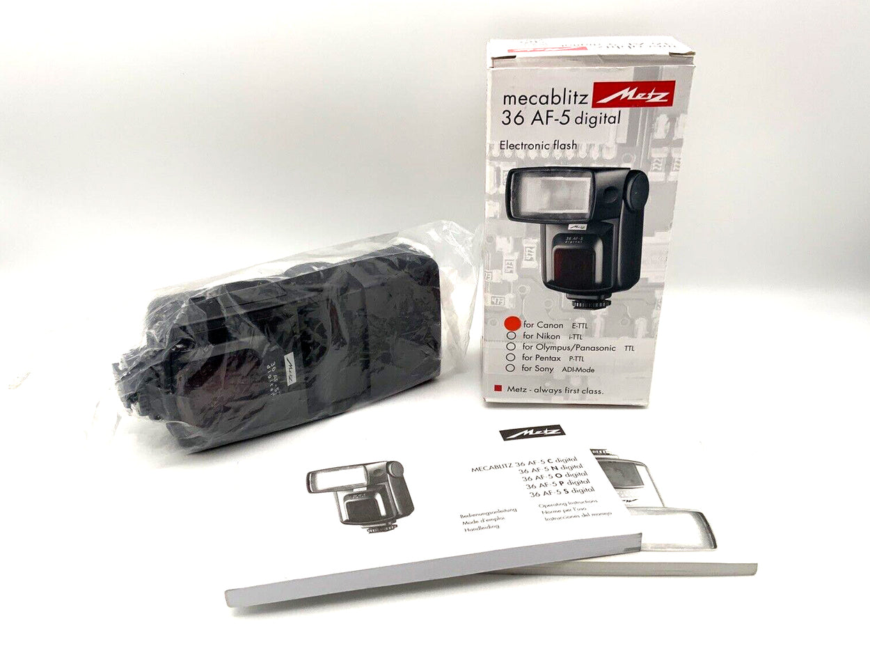 METZ MECABLITZ 36 AF-5 DIGITAL FOR CANON E-TTL flash unit attachable flash