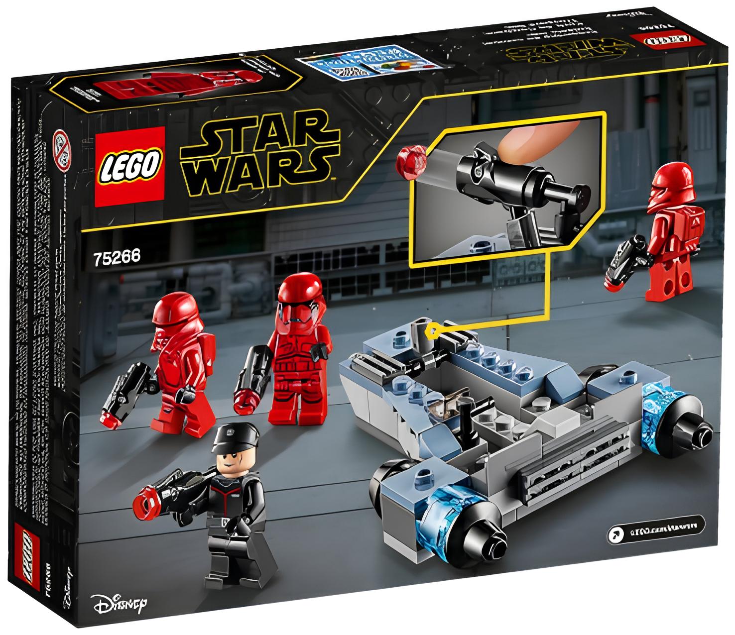 LEGO Star Wars 75266 Pack de combat des soldats Sith