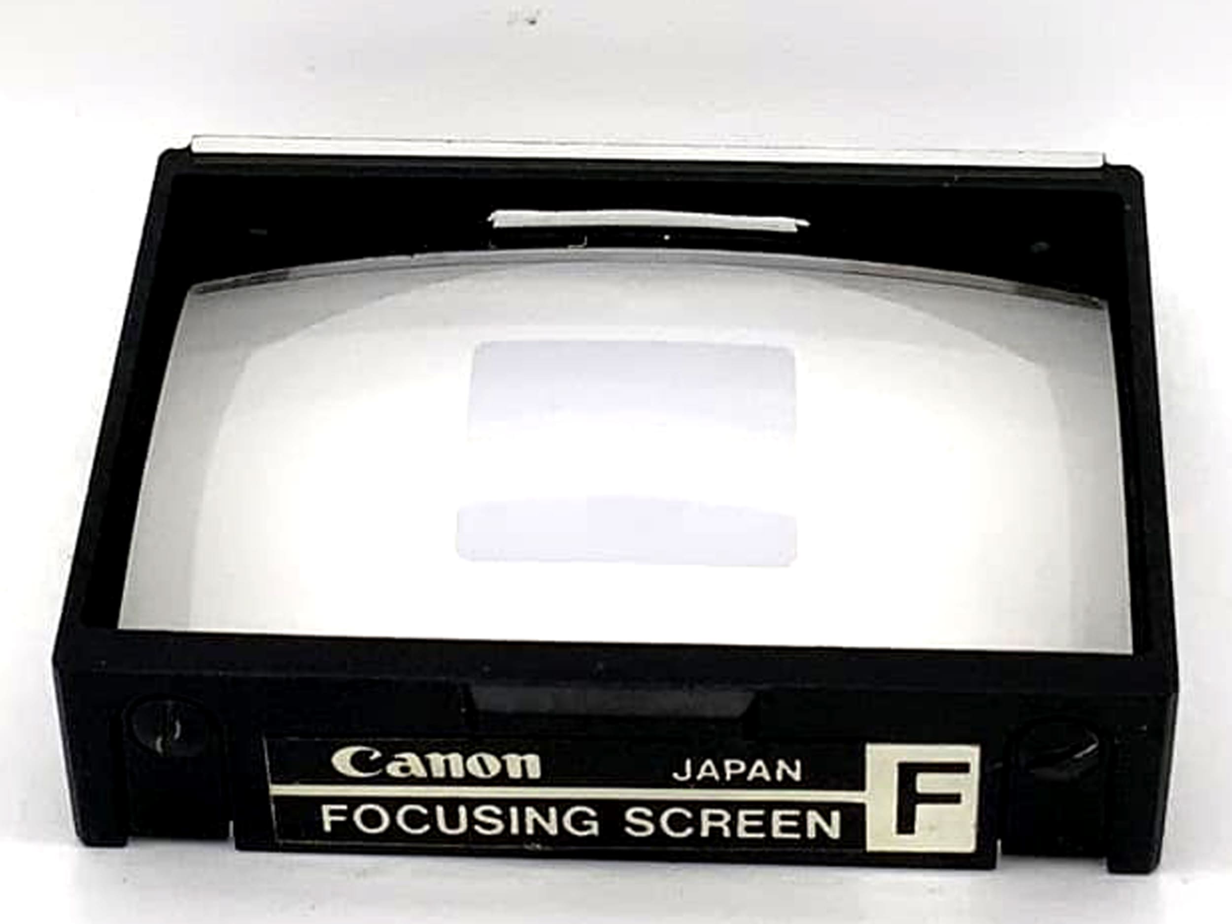 Canon Einstellscheibe F für Canon F-1 Focusing Screen L Mattscheibe mit OVP