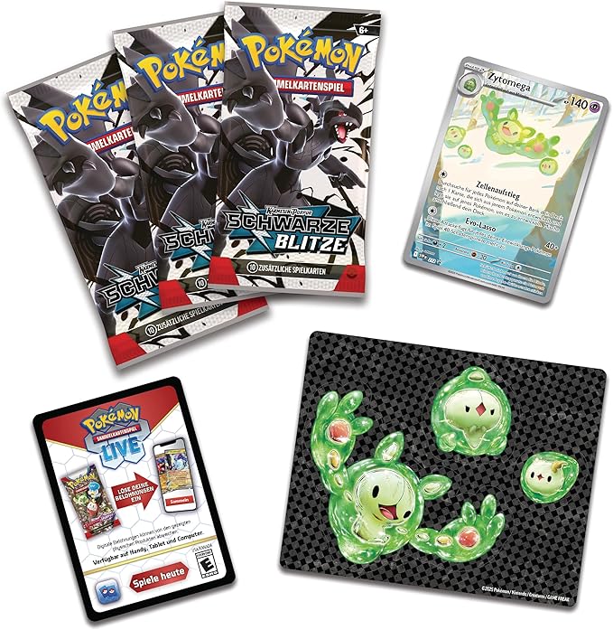 Pokémon Karmesin & Purpur Schwarze Blitze Tech Sticker Kollektion (deutsch)