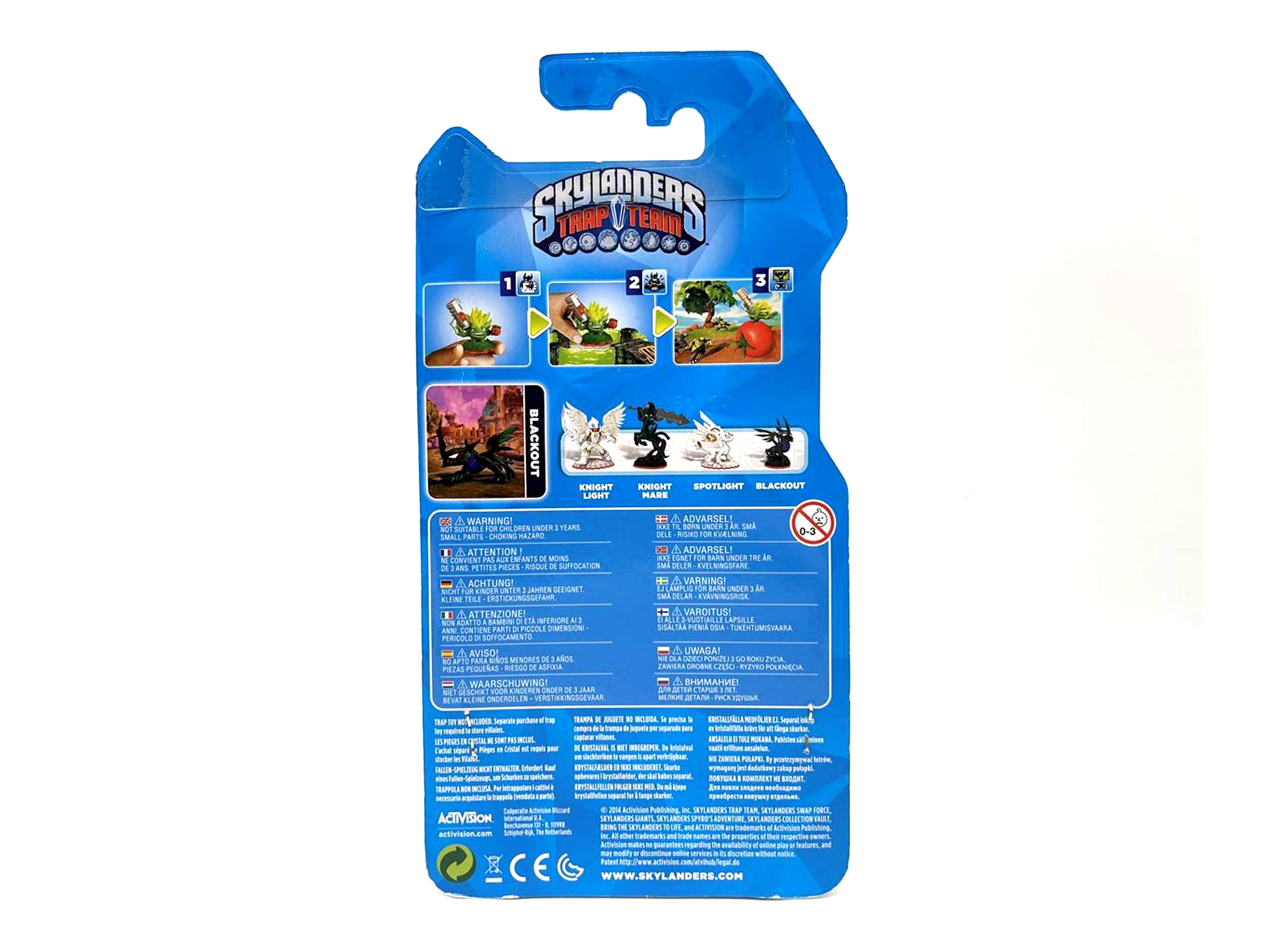Skylanders Trap Team Figure Blackout in Original Packaging OVP