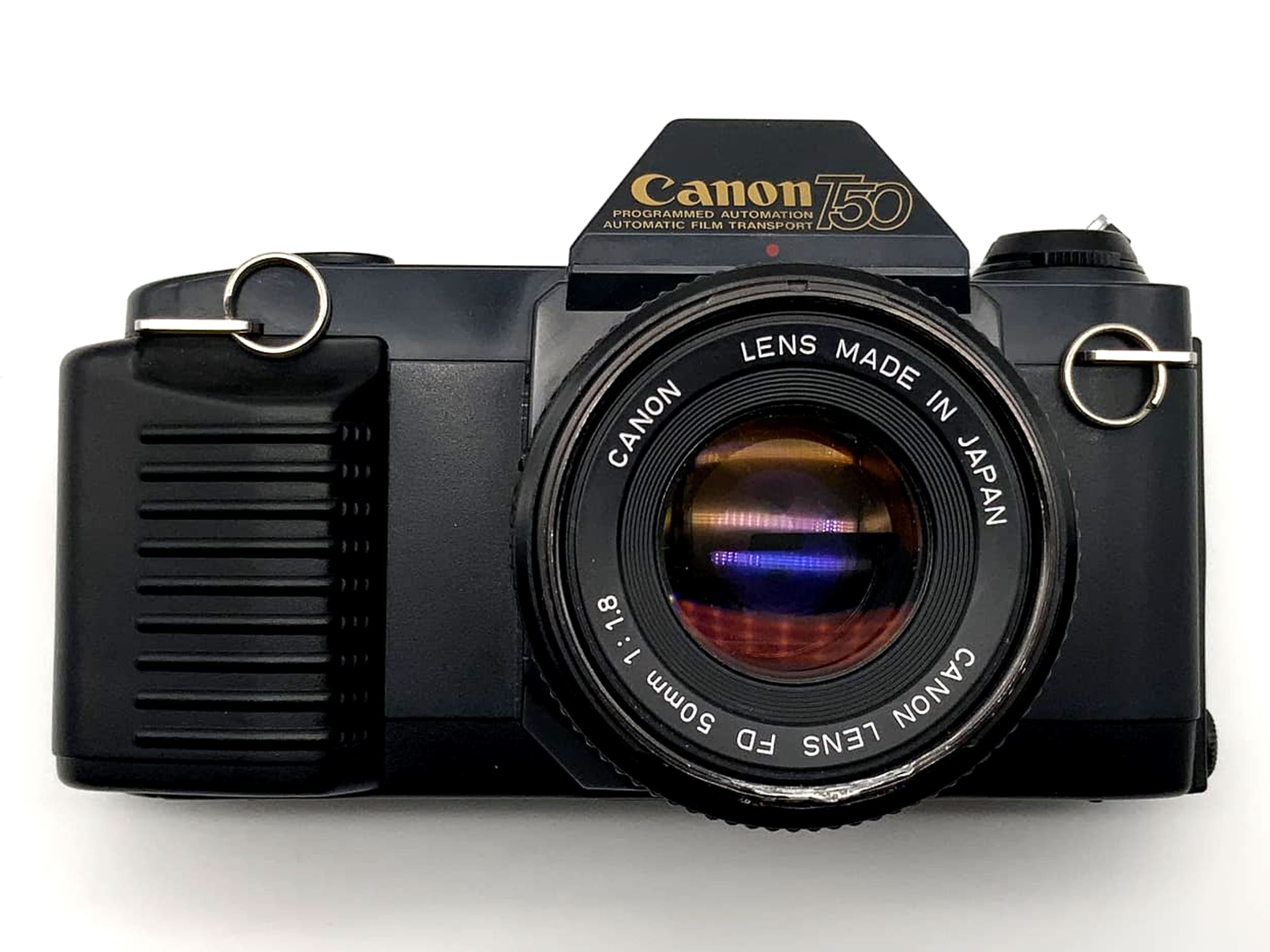 Canon T50 analog SLR camera with Canon Lens 50mm 1/1.8 lens
