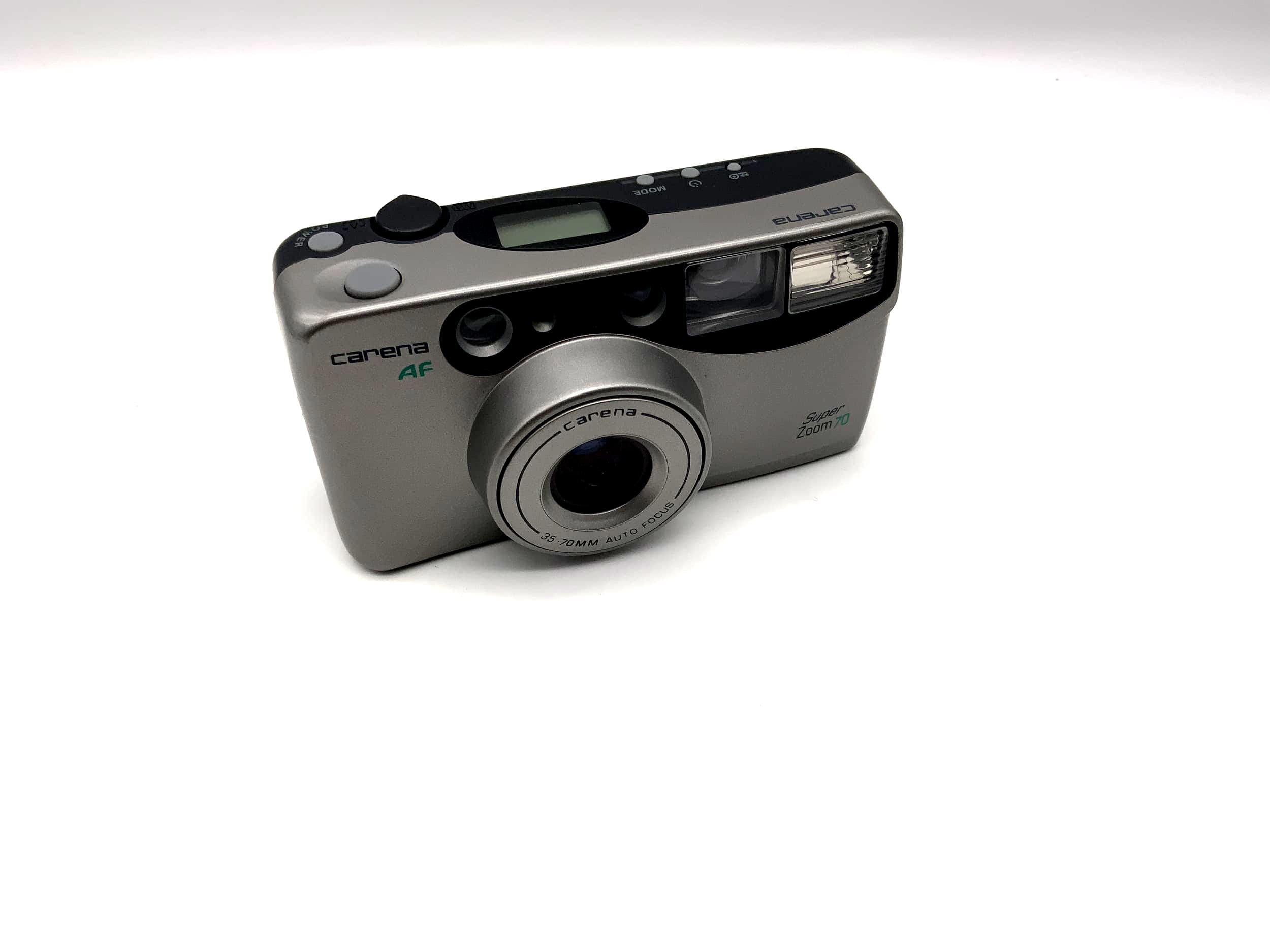 Carena AF Super Zoom 70 Appareil photo analogique Zoom 35-70 mm Objectif Autofocus argent