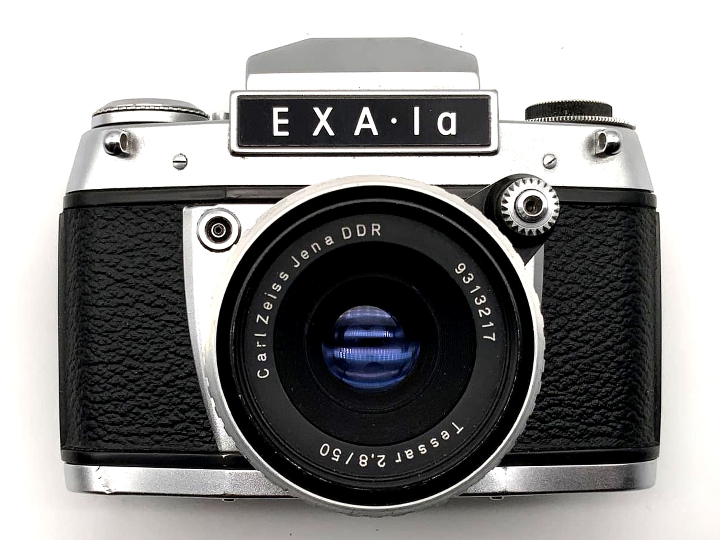 Exakta EXA 1a avec appareil photo reflex Tessar 2.8 à objectif 50 mm analogique 35 mm