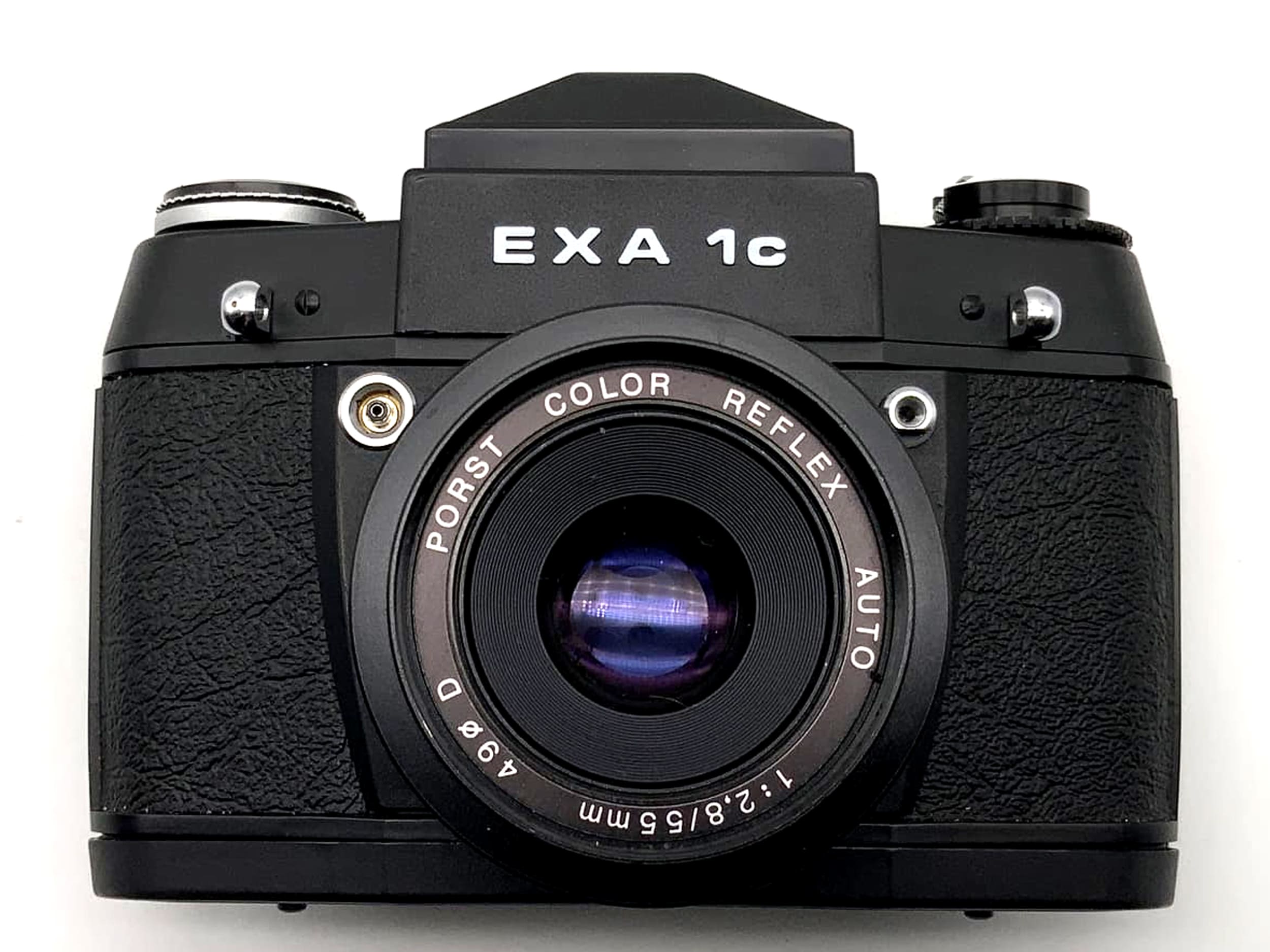 Exakta EXA 1c avec appareil photo reflex Porst Color Reflex 2.8 55 mm analogique 35 mm