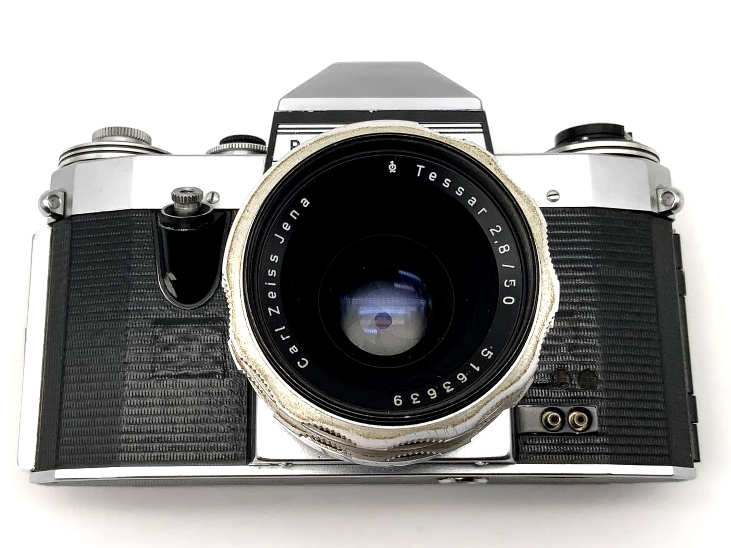 Appareil photo reflex Praktica Nova avec objectif Carl Zeiss Jena Tessar 2,8 / 50 mm