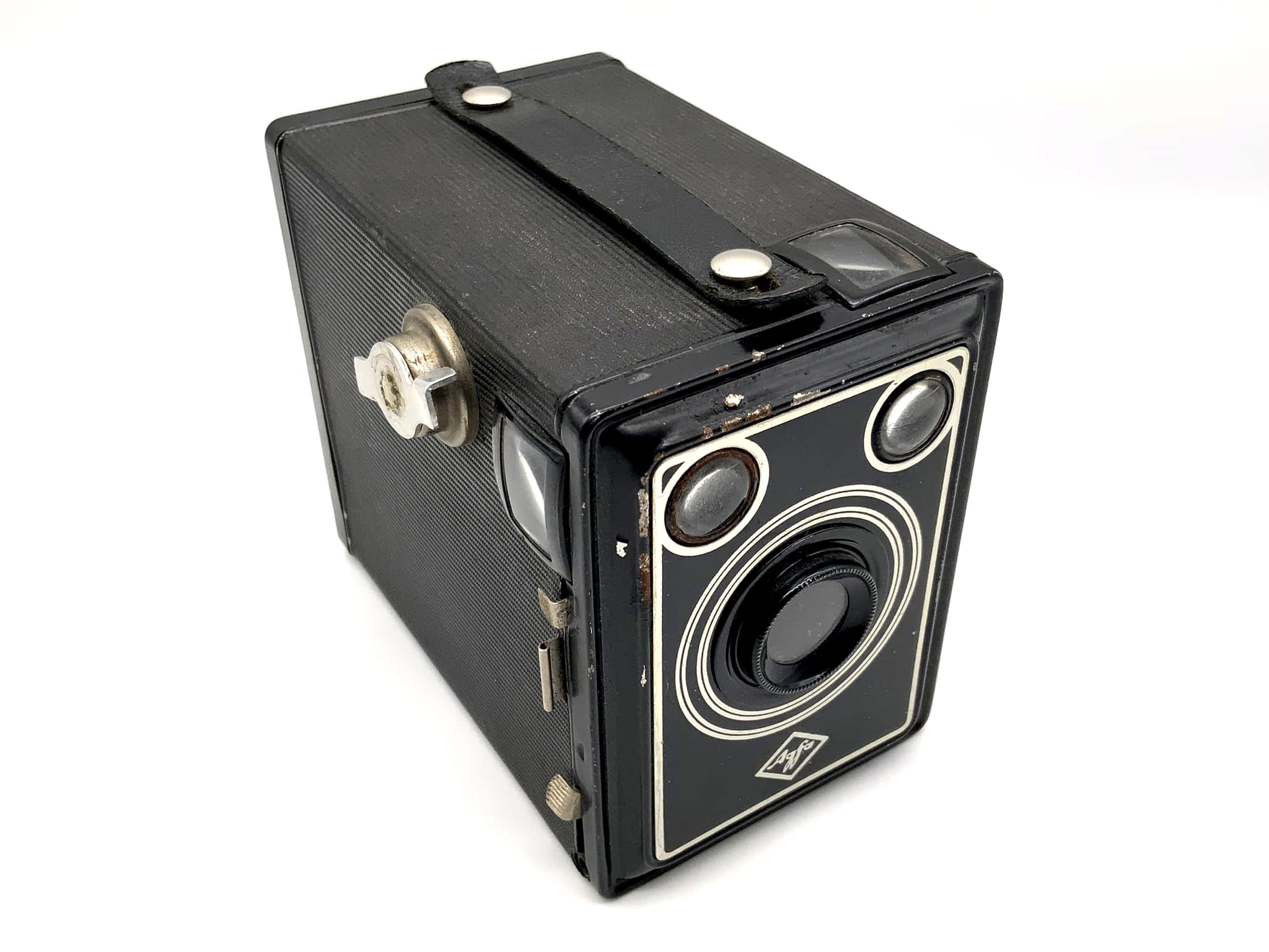 Appareil photo analogique vintage Agfa 45 Box avec pellicule