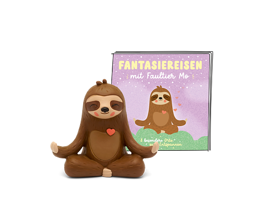 Tonie Figures Fantasy Journeys with Sloth Mo 8 special places to relax Audio figure for Toniebox