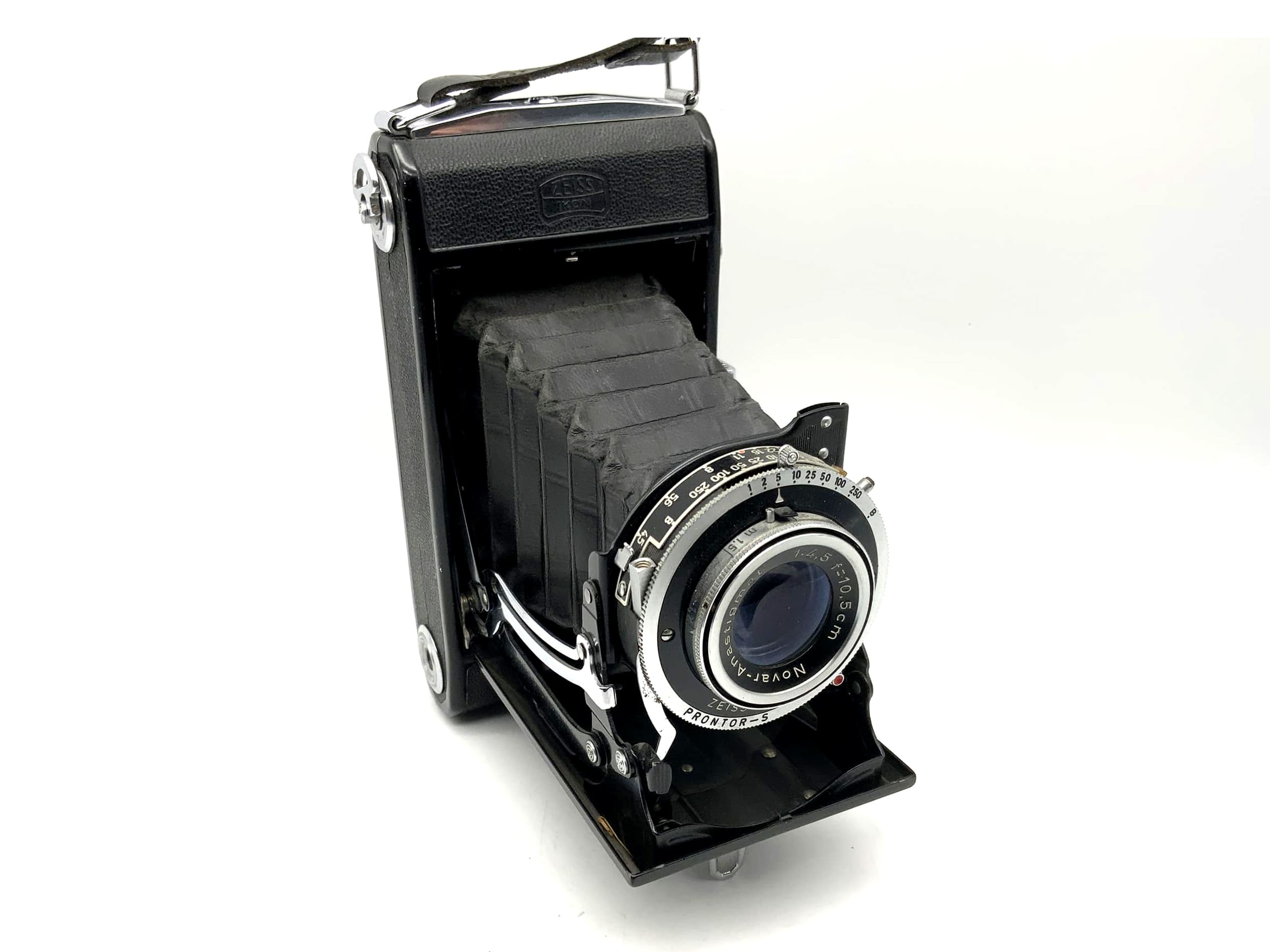 Appareil photo pliable Zeiss Ikon Nettar 515/2 avec objectif Novar Anastigmat 1:4,5/10,5 cm Prontor-S