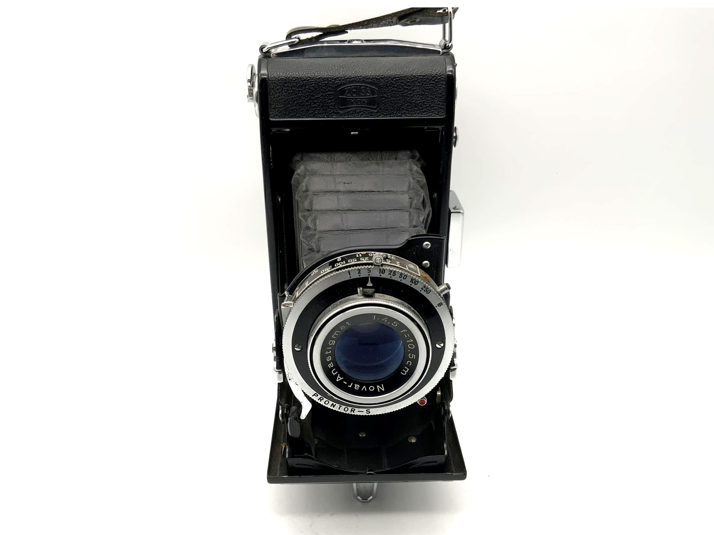 Appareil photo pliable Zeiss Ikon Nettar 515/2 avec objectif Novar Anastigmat 1:4,5/10,5 cm Prontor-S