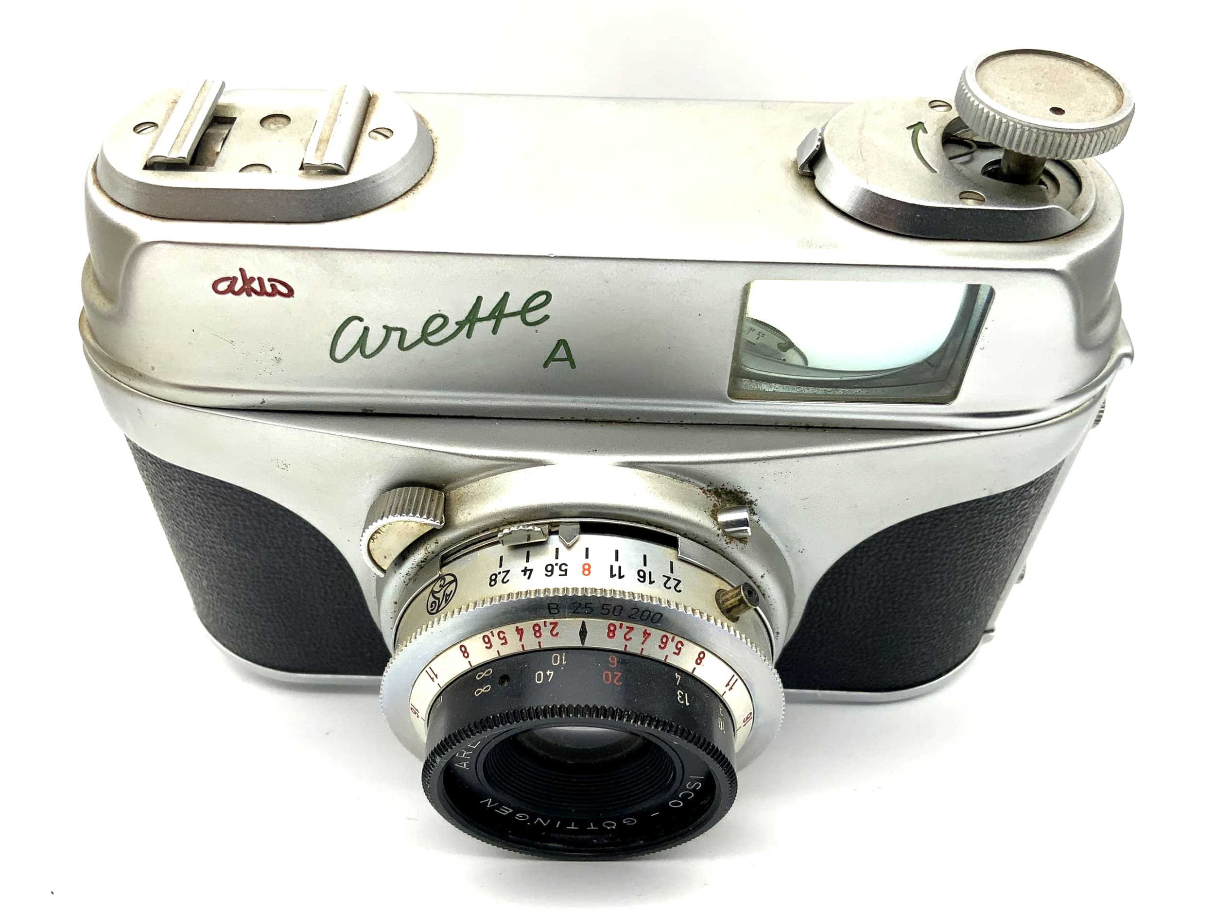 Aka Arette A rangefinder camera with Arettar 1:2.8/45 Vario compact camera analogue camera