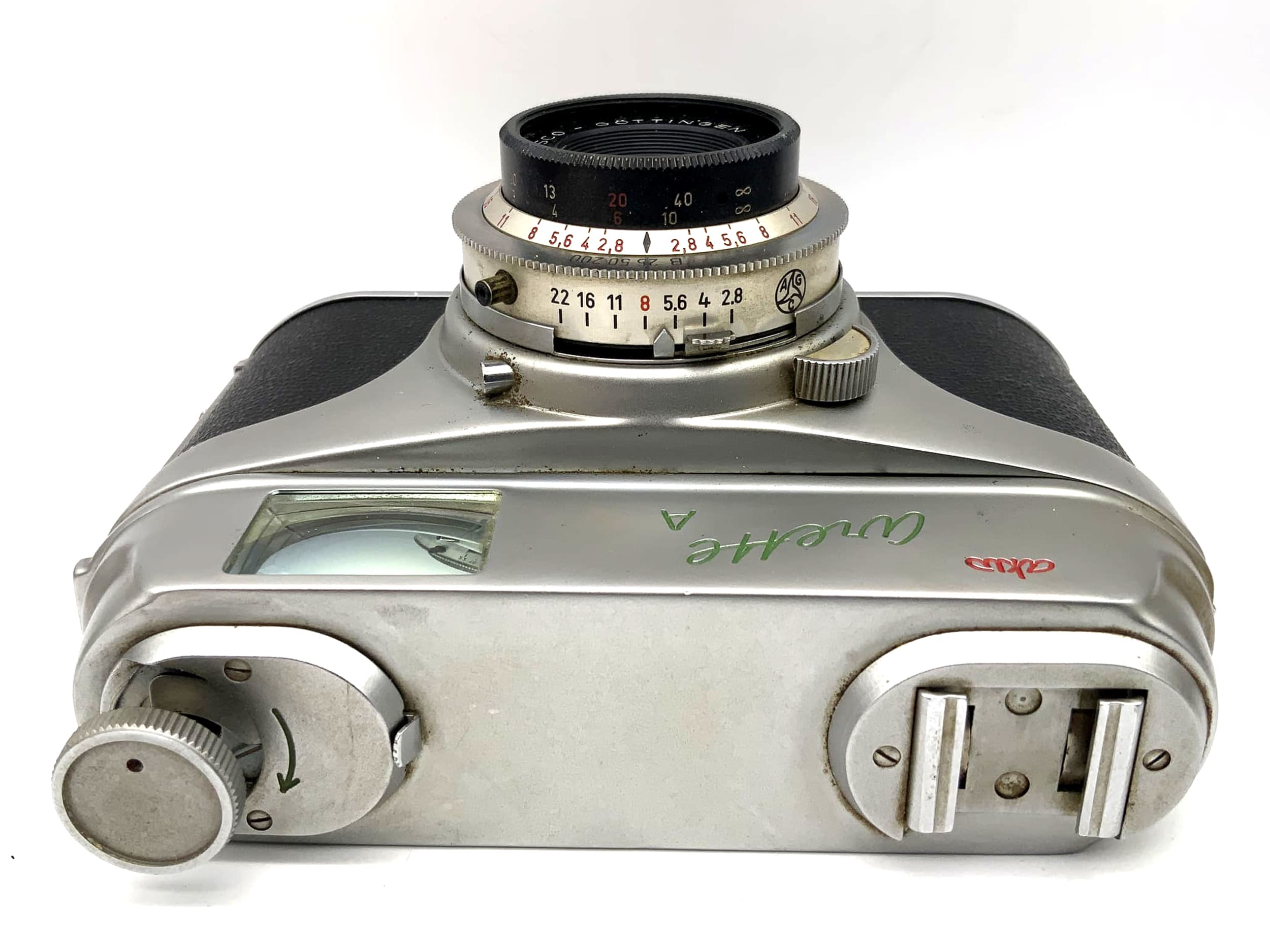 Aka Arette A rangefinder camera with Arettar 1:2.8/45 Vario compact camera analogue camera