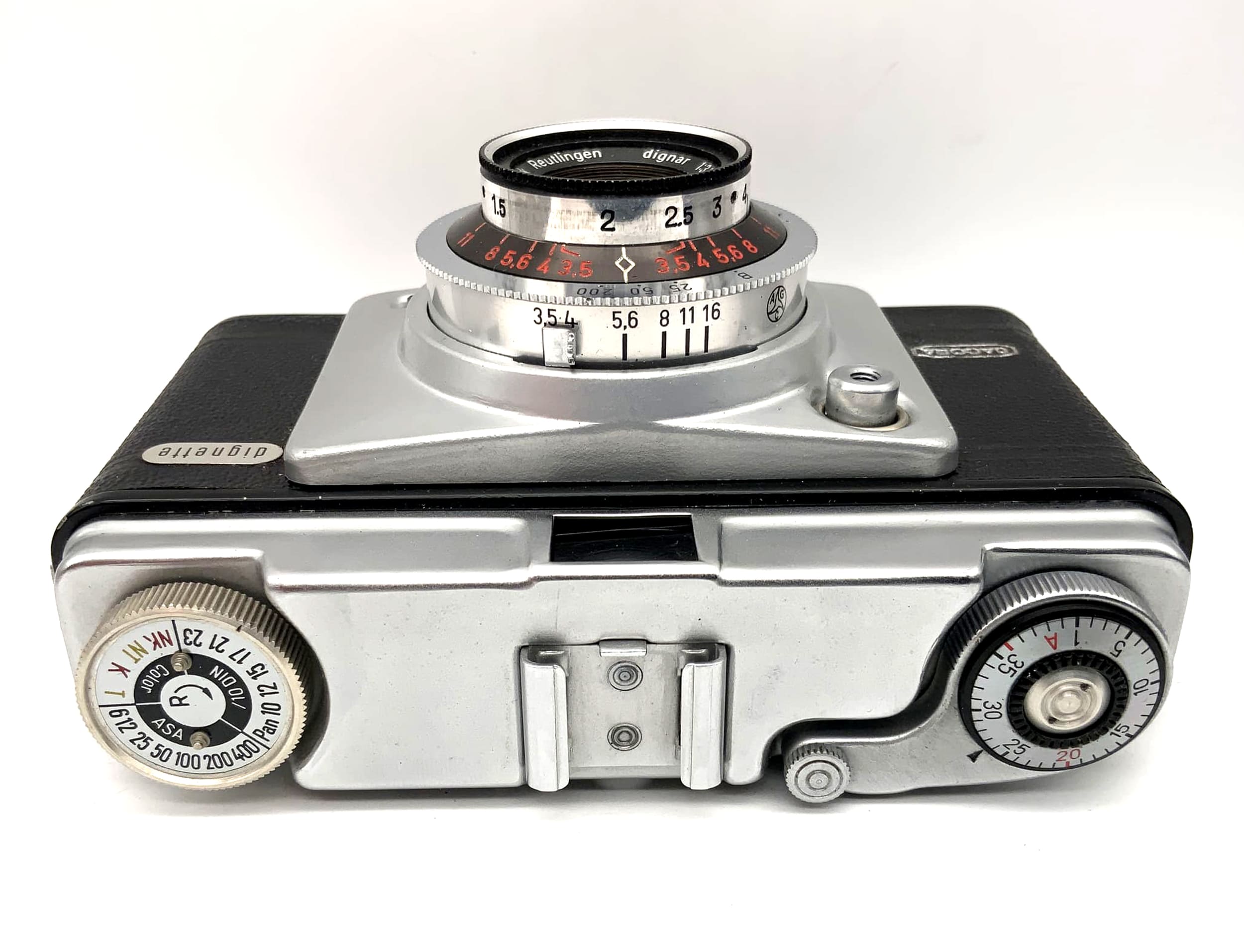 Dacora Dignette viewfinder camera dignar 1:3.5/45mm Vario compact camera analog camera