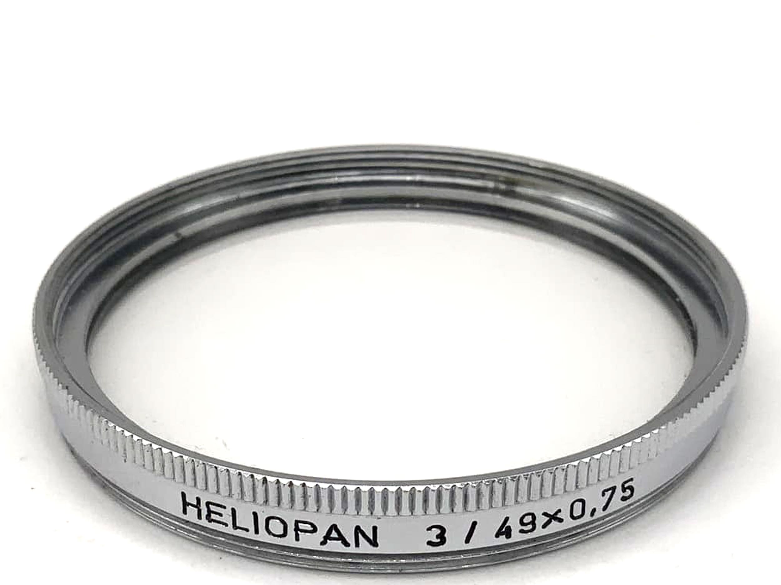 Objectif macro gros plan Heliopan 3/49x0,75, filtre circulaire 49 mm M49