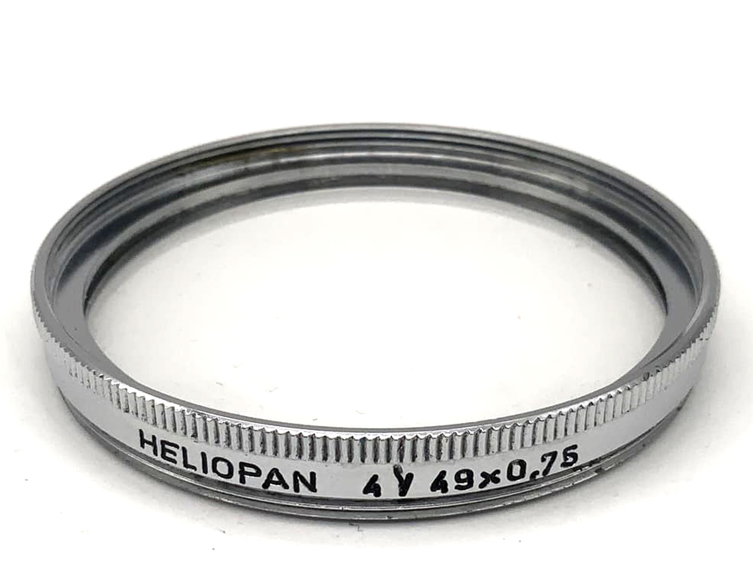 Objectif macro gros plan Heliopan 4/49x0,75, filtre circulaire 49 mm M49