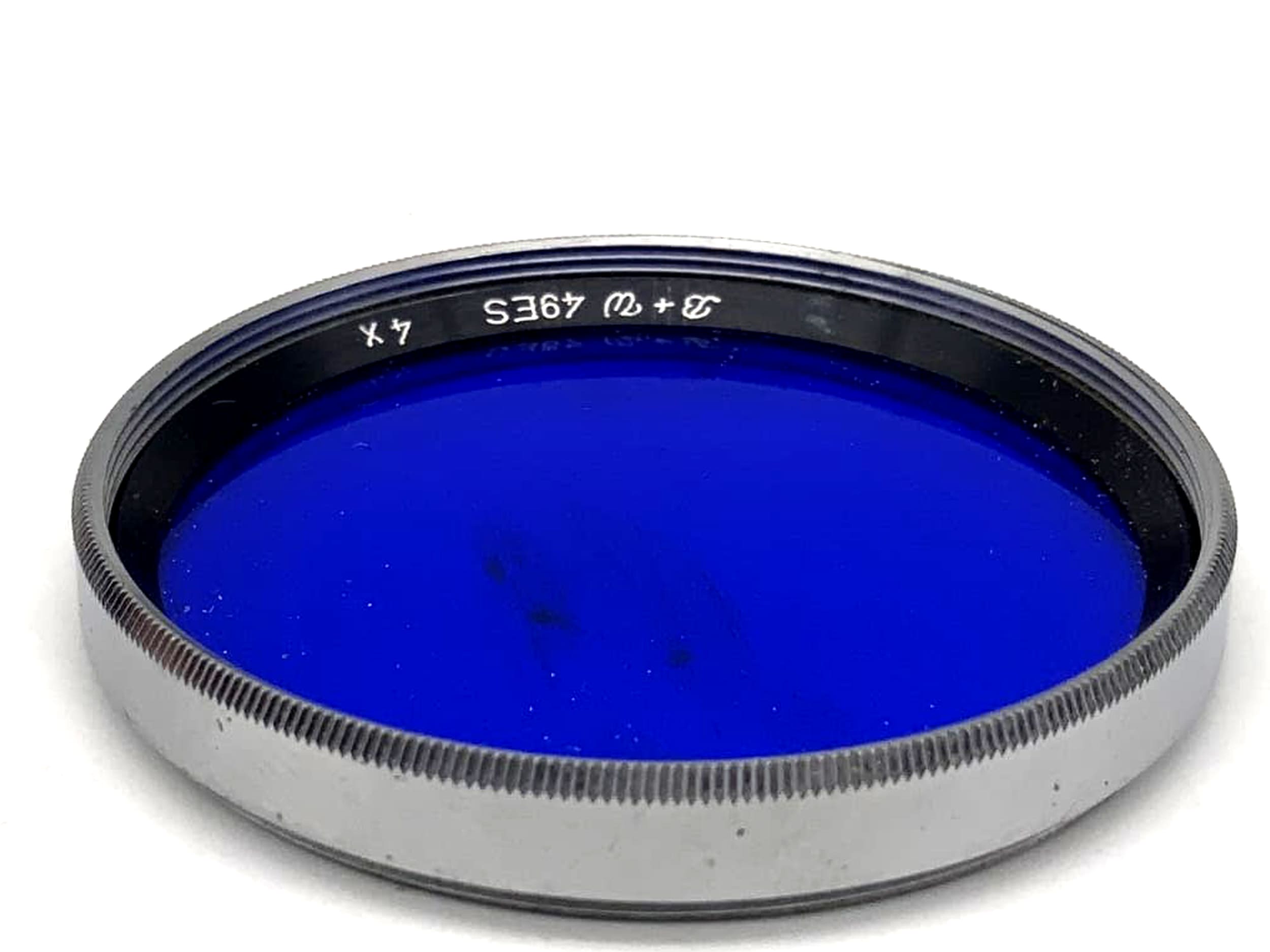 Filtre couleur N+B 4x filtre bleu 49 mm filtre circulaire filetage M49