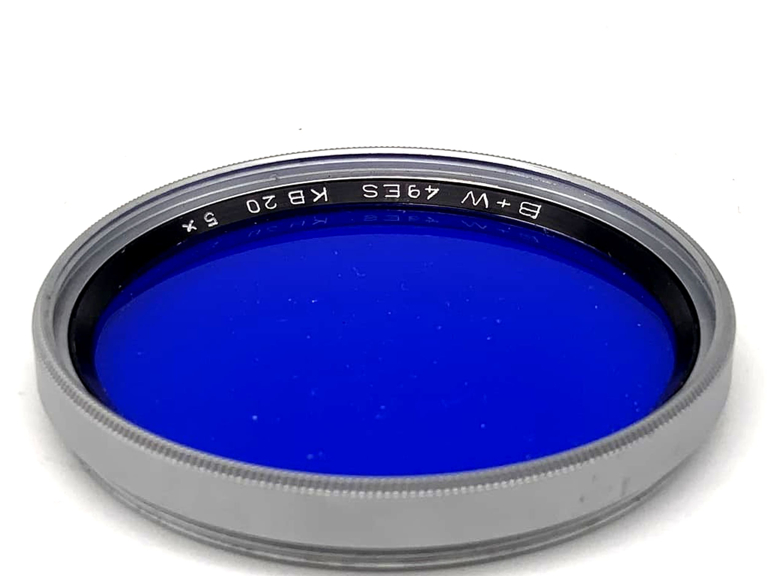 Filtre couleur B+W KB 20 5x filtre bleu 49 mm filtre circulaire filetage M49