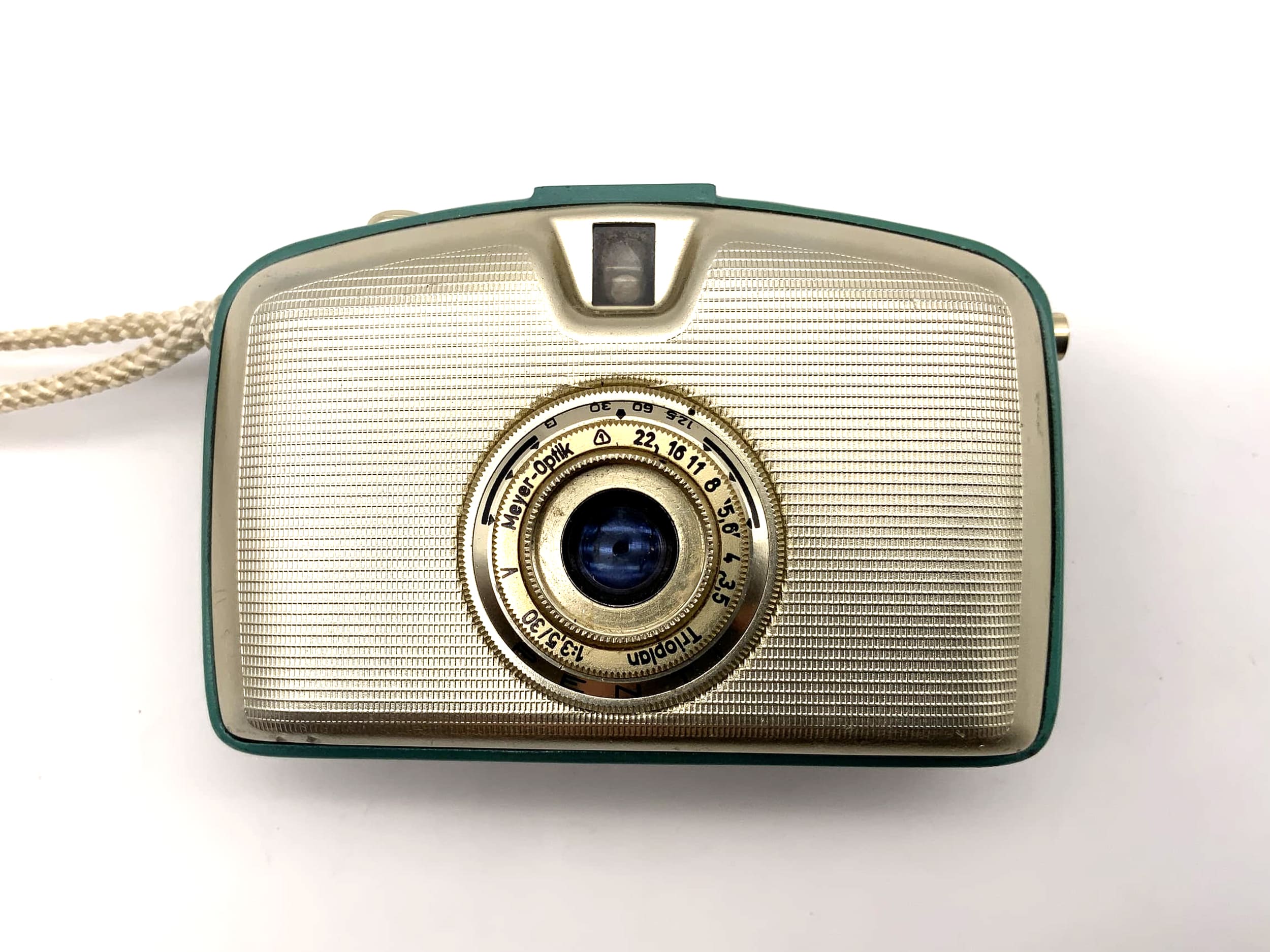 Appareil photo télémétrique Welta Penti avec appareil photo compact Trioplan 30 mm 1:3,5 35 mm vert