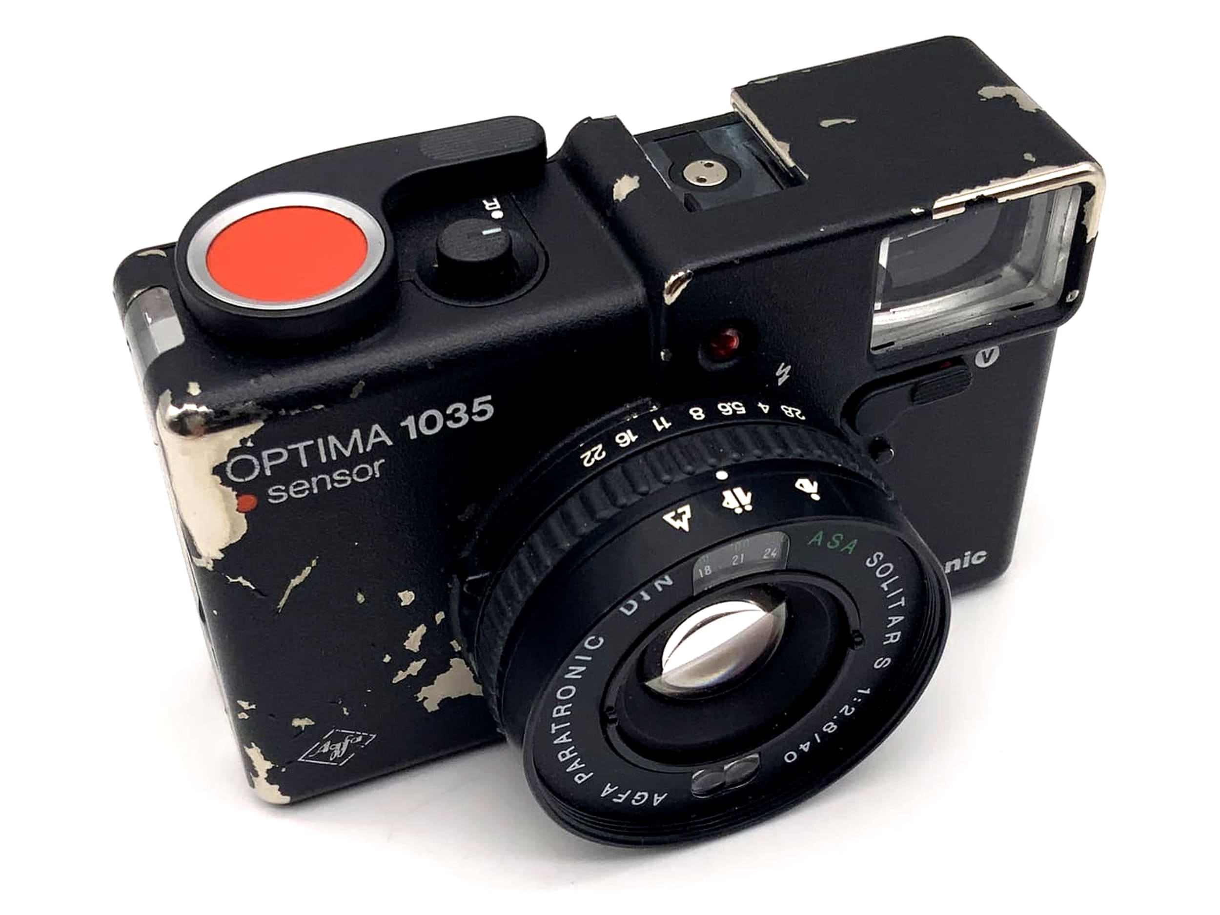 Appareil photo à capteur Agfa Optima 1035 avec viseur Solitar S 40 mm 1:2,8 35 mm