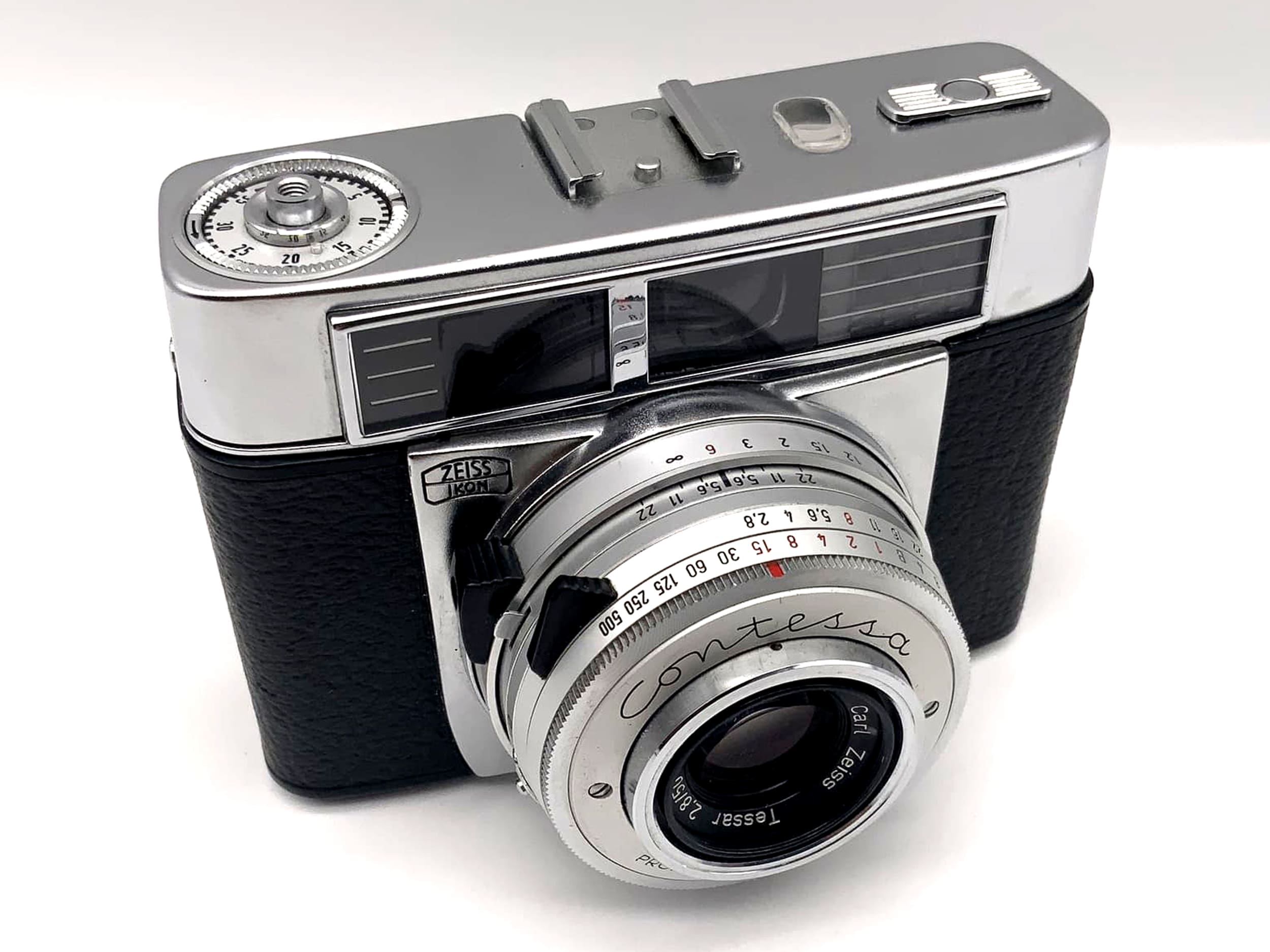 Appareil photo télémétrique Zeiss Ikon Contessa avec appareil photo compact Tessar 50 mm 1:2,8 35 mm