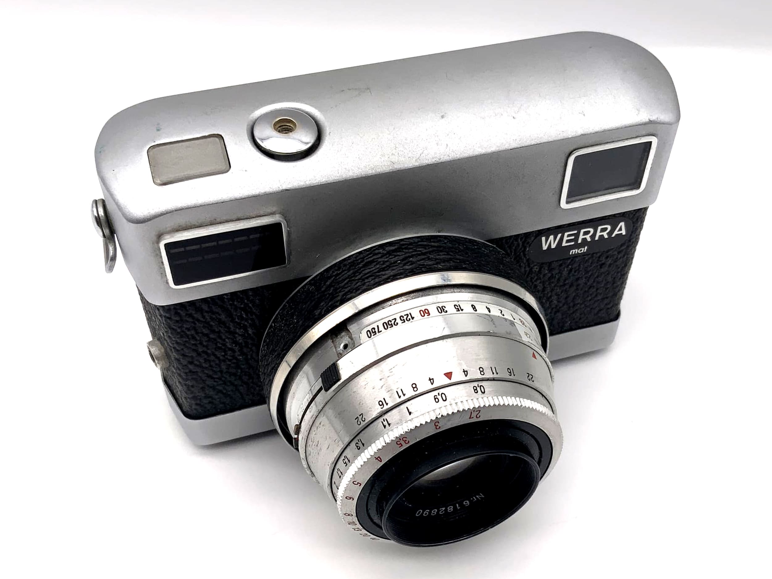 Appareil photo télémétrique Carl Zeiss Werra mat avec appareil photo compact Tessar 50 mm 1:2,8 35 mm