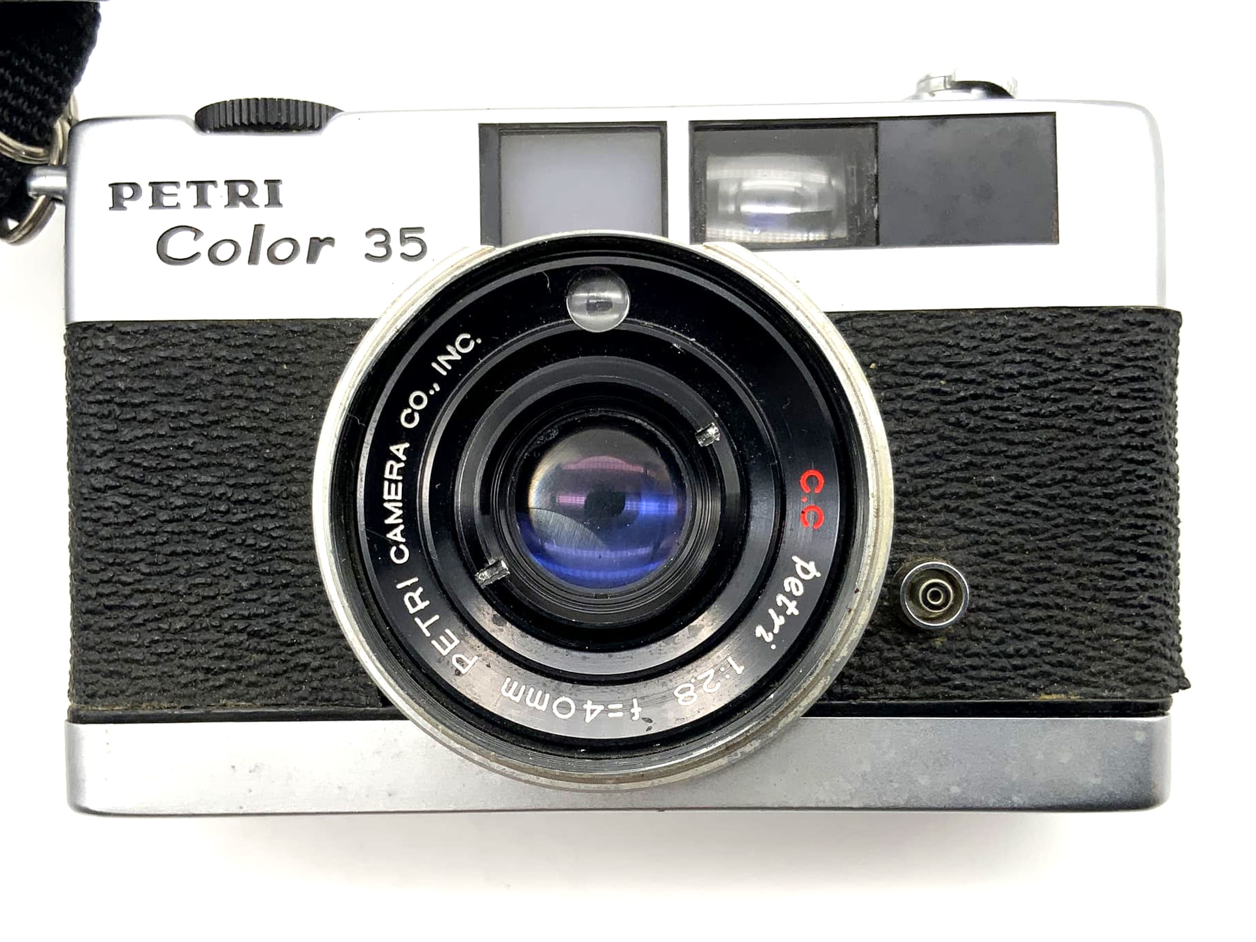 Appareil photo télémétrique Petri Color 35 avec appareil photo compact cc Petri 40 mm 1:2,8 35 mm défectueux