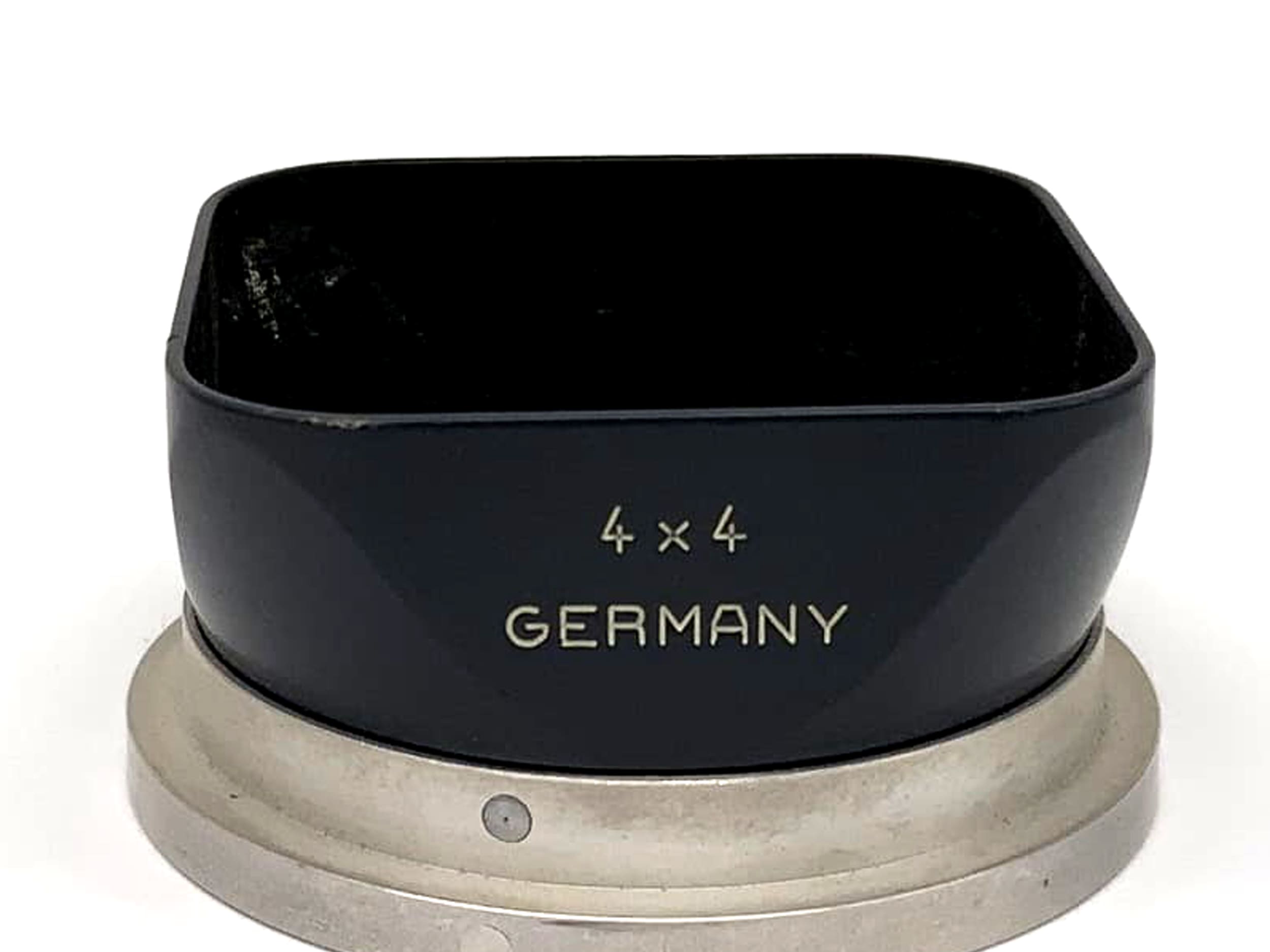 Rollei 4x4 lens hood bayonet 1 Bay I grey with bag F&H sun visor