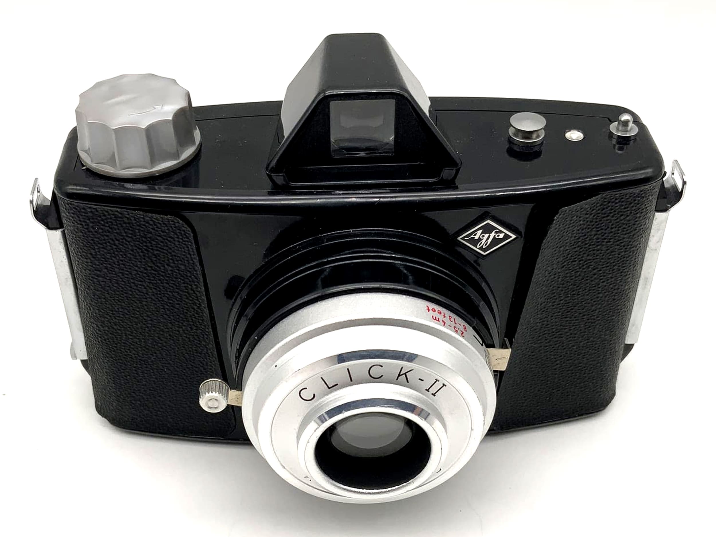 Appareil photo analogique Agfa Click-II avec pellicule Achromat 1:8.8 2 rouleaux