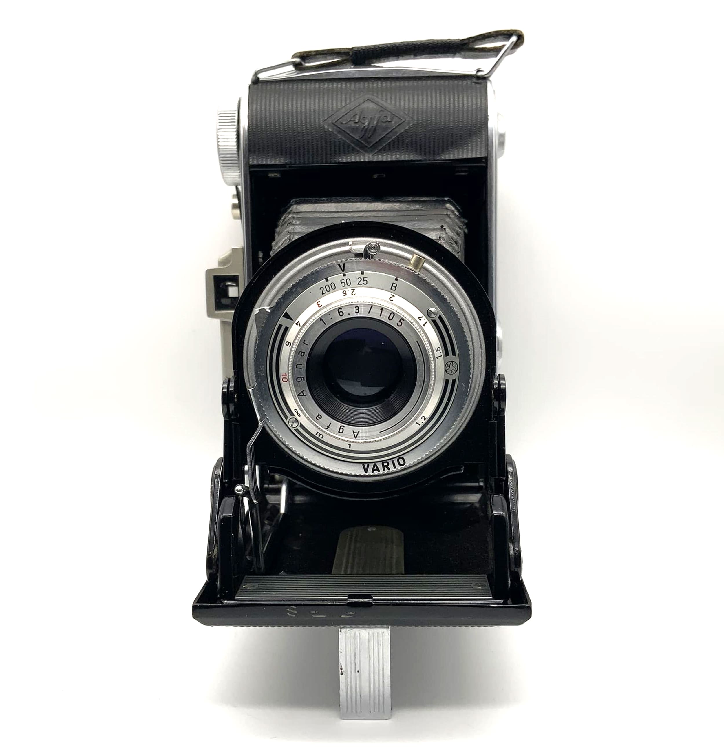 Appareil photo pliable Agfa Billy Record I avec caméra analogique Agnar 1:6.3/105 Vario