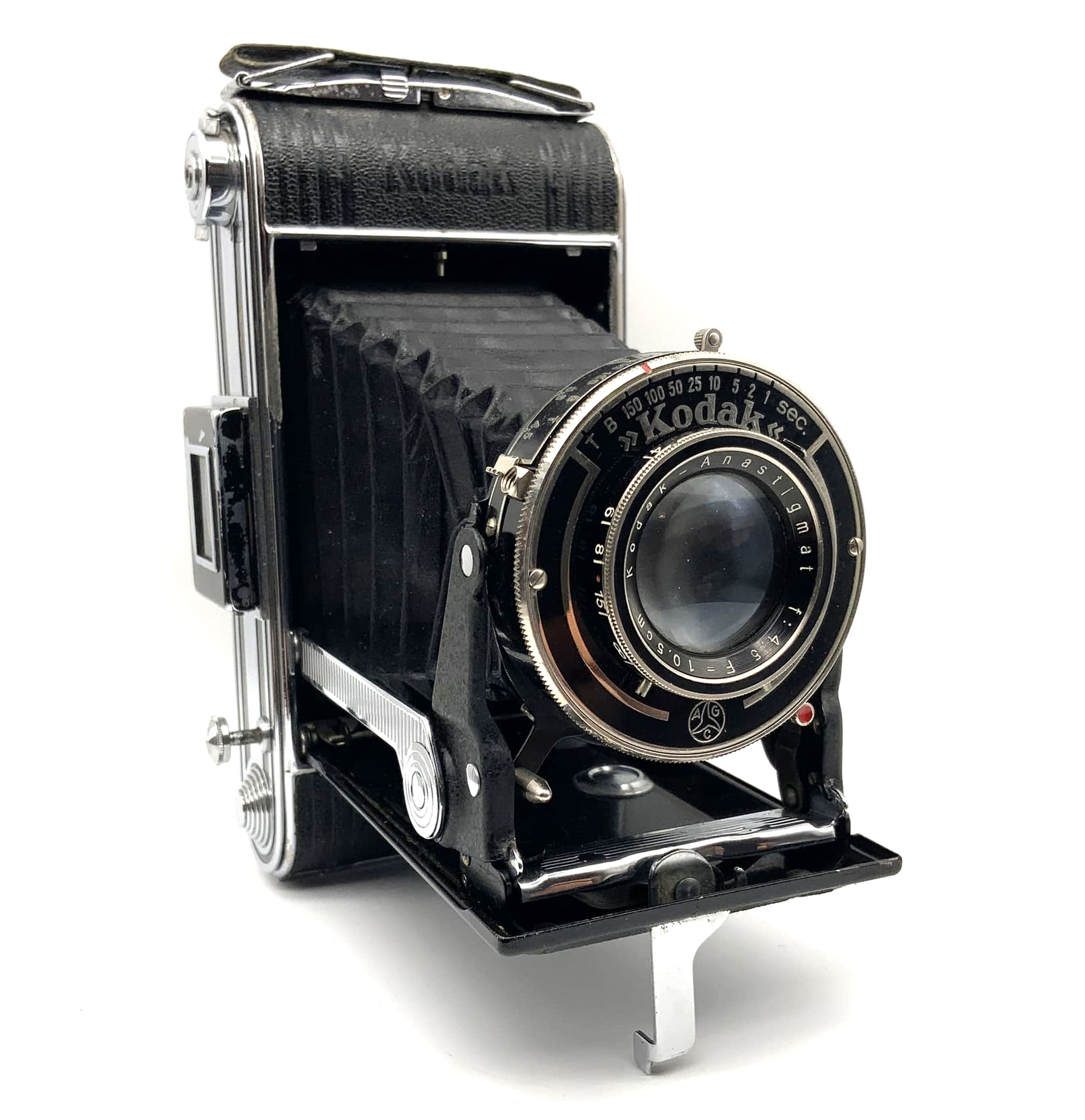 Appareil photo pliable Kodak Junior 620 avec caméra analogique Anastigmat f:4,5 F=10,5 cm