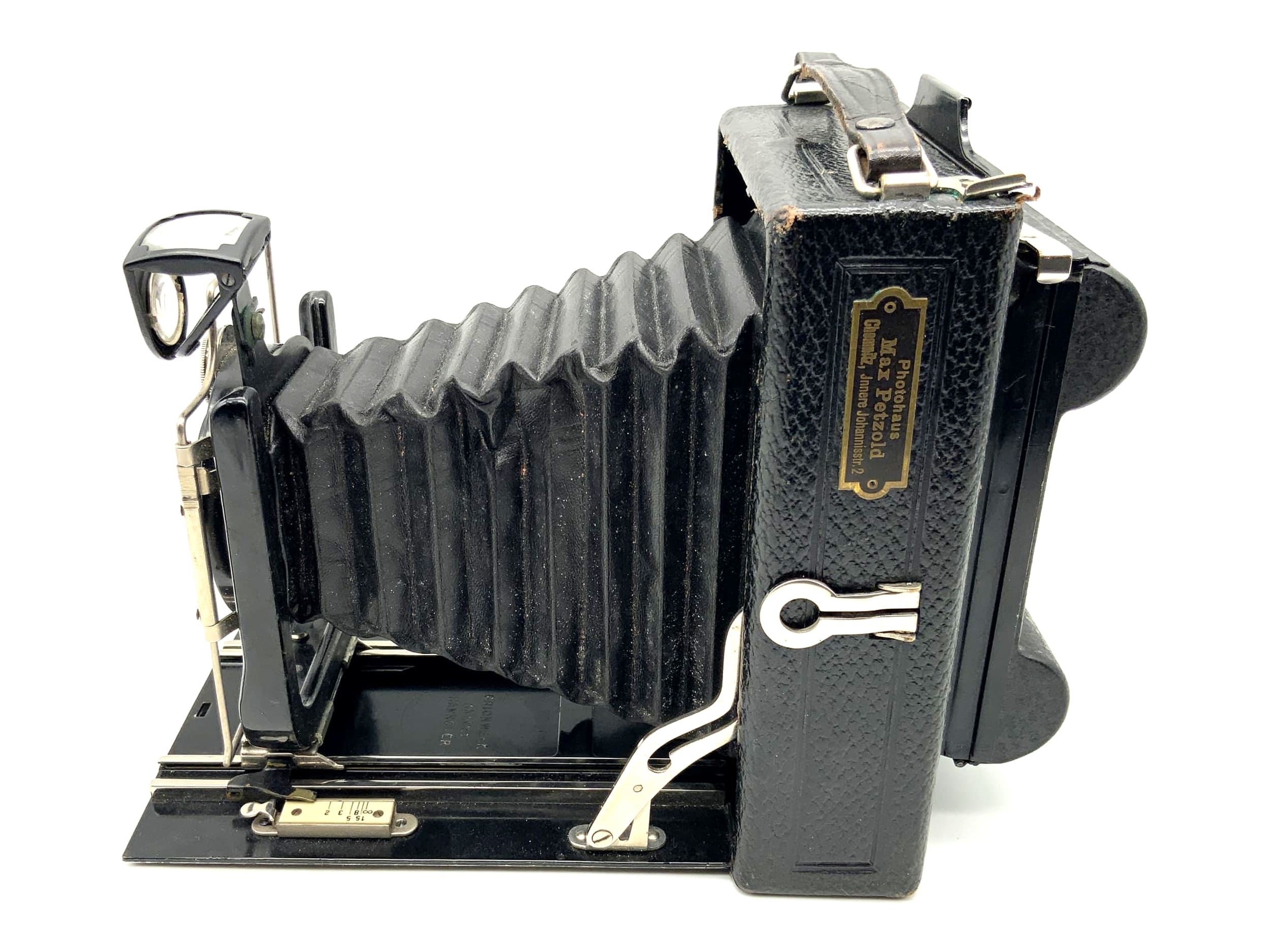 Appareil photographique à plaques Orion Meyer Görlitz Helioplan 1:4,5 F=13,5cm 6x12 Rollex Patent