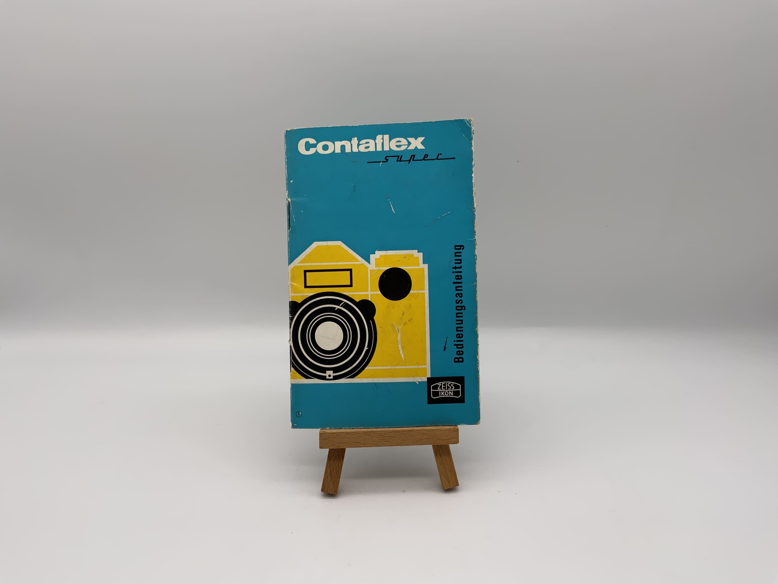 Manuel d'utilisation du Zeiss Ikon Contaflex super en allemand