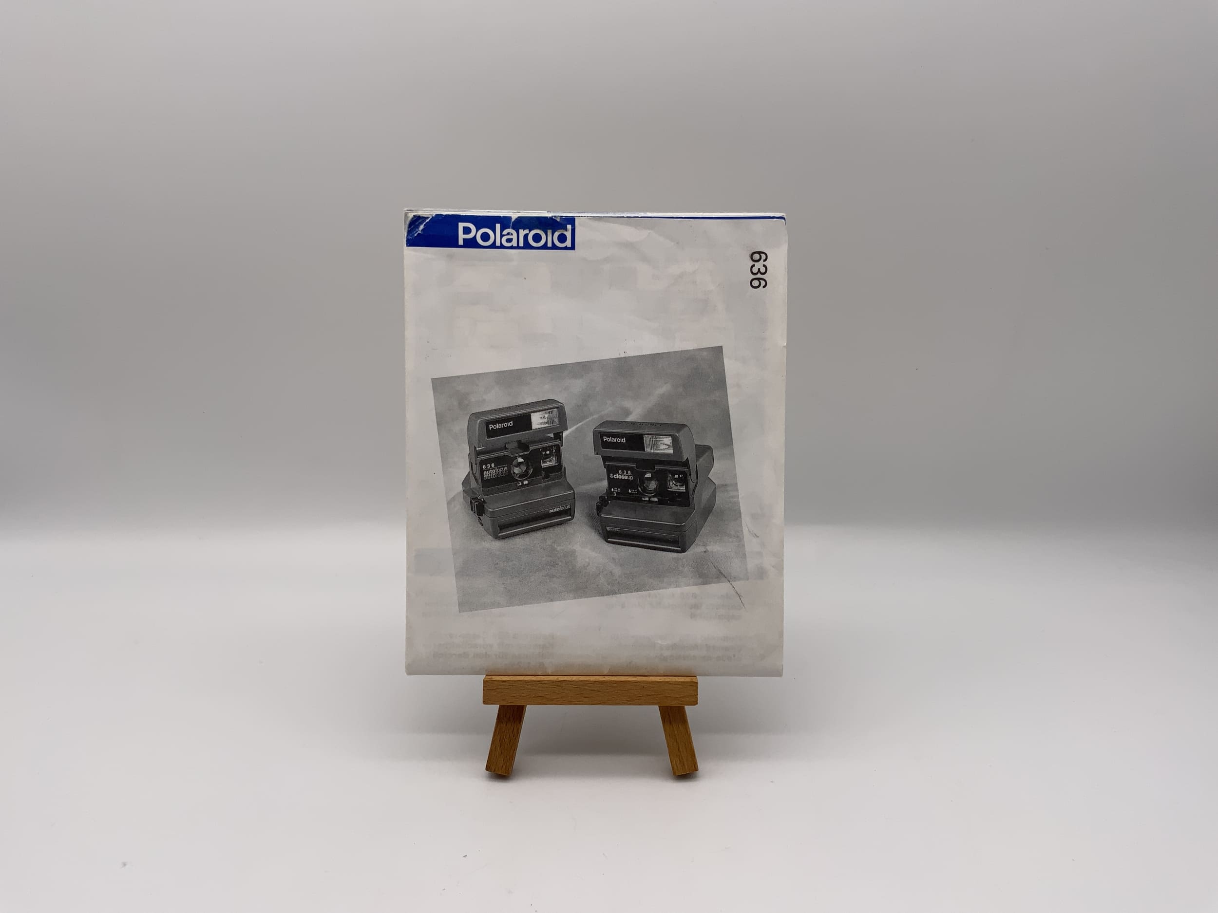 Manuel d'utilisation du Polaroid 636 en allemand