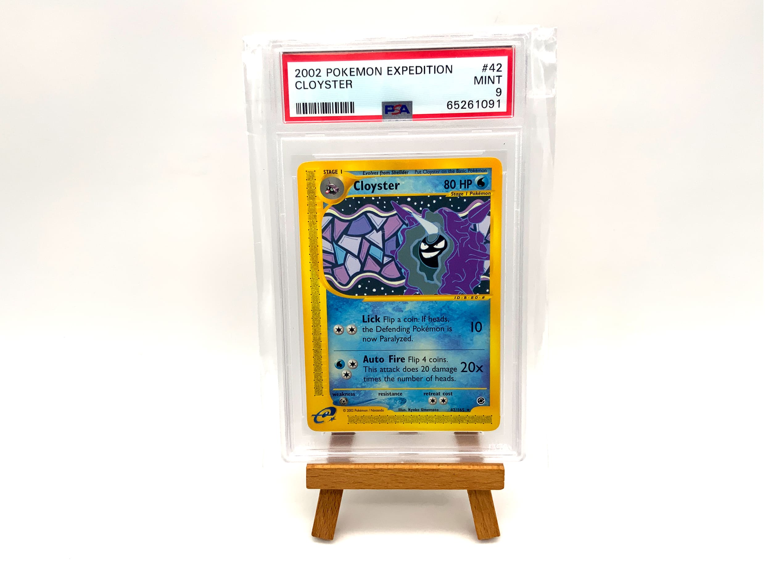 Pokémon Cloyster #42 PSA9 Mint 2002 Expedition (englisch)