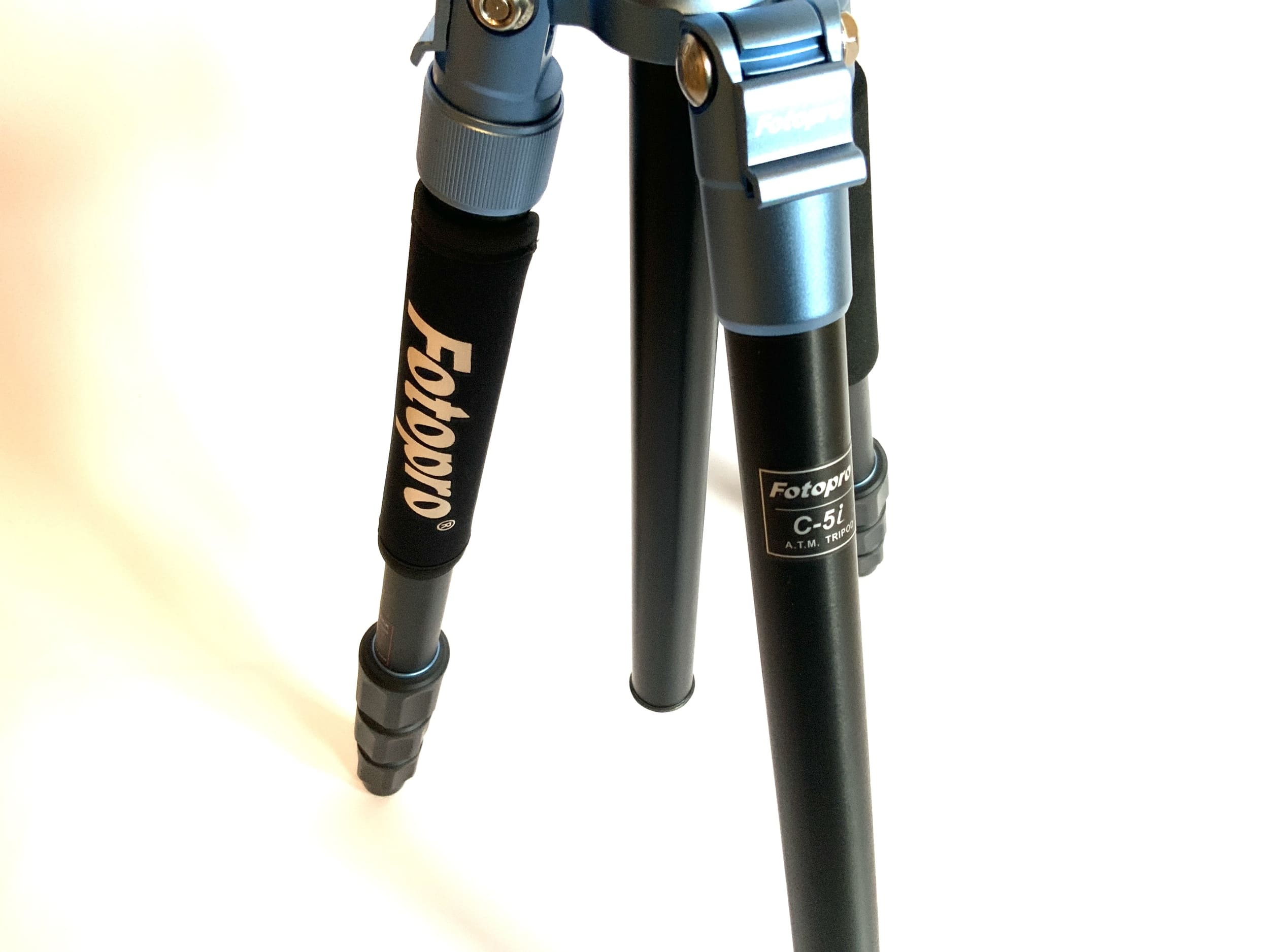 Fotopro C-5i tripod black/blue with FPH-52Q tripod head Tripod photo tripod