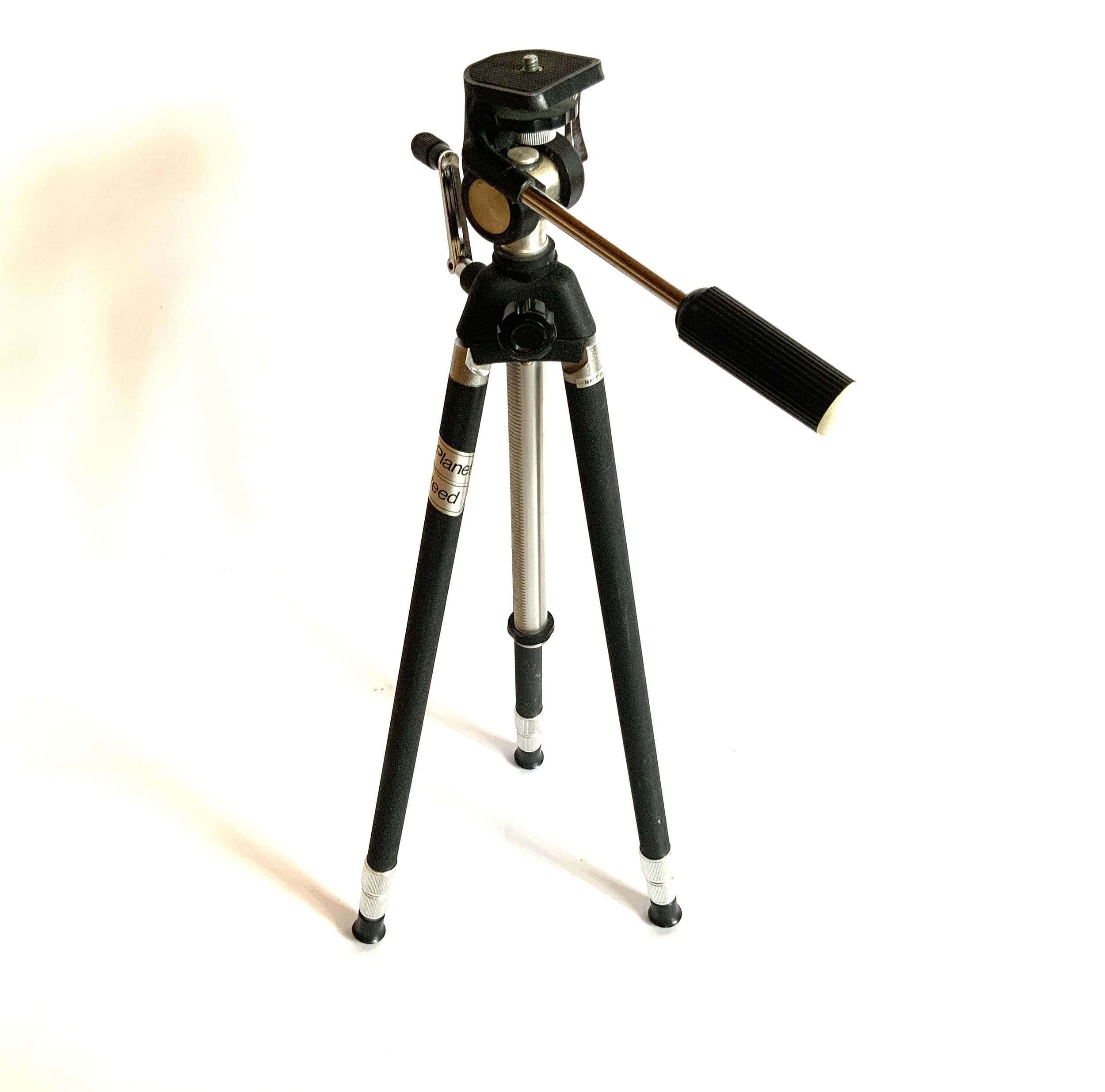 Planet Guaranteed Stativ schwarz Tripod Dreibein Fotostativ Kamerastativ