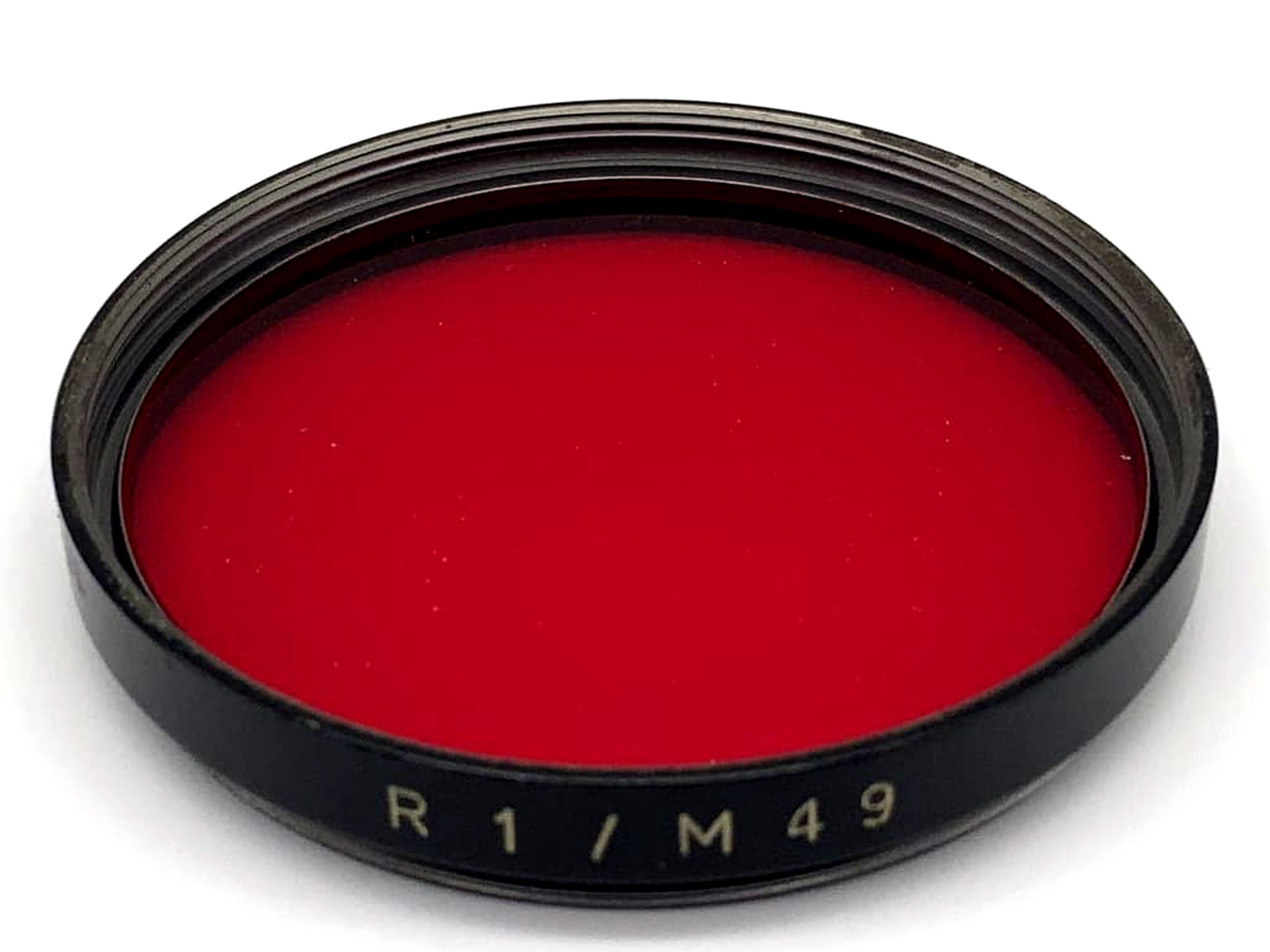 Carl Zeiss Jena Farbfilter 49mm Filter Rot R1 / M49 Kreisförmig Filtergewinde