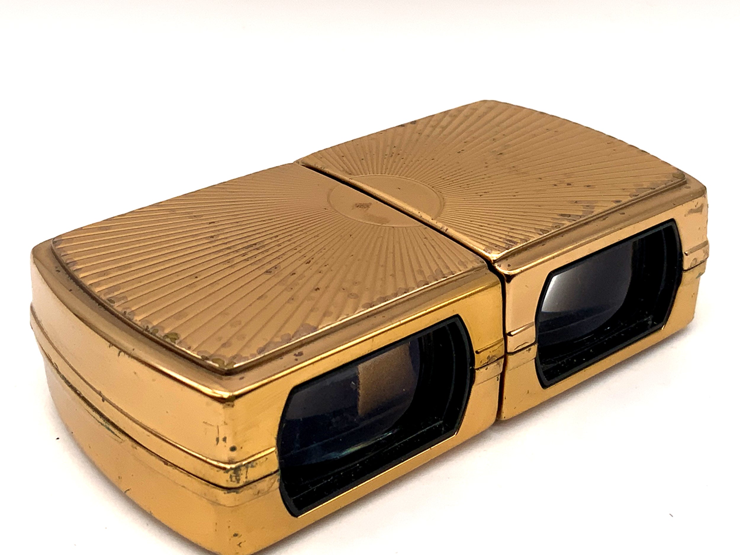 Hensoldz Wetzlar opera glasses 2x binoculars gold-plated binocular prism glass