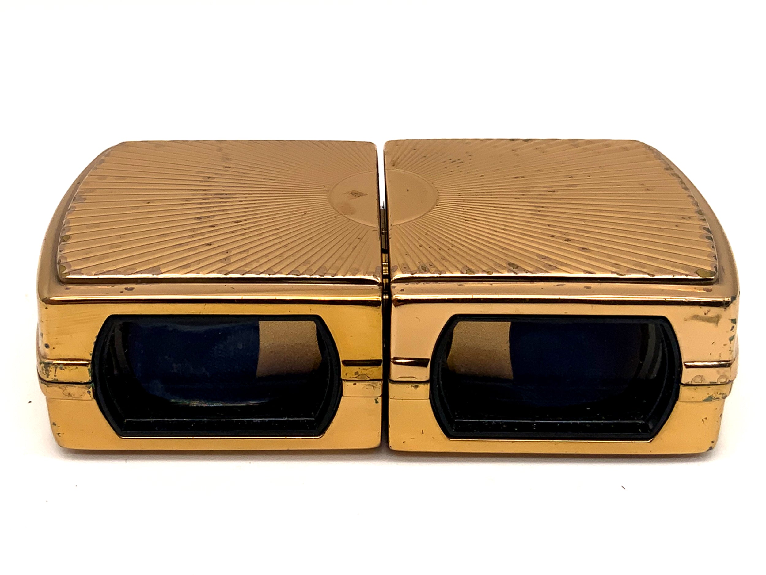 Hensoldz Wetzlar opera glasses 2x binoculars gold-plated binocular prism glass