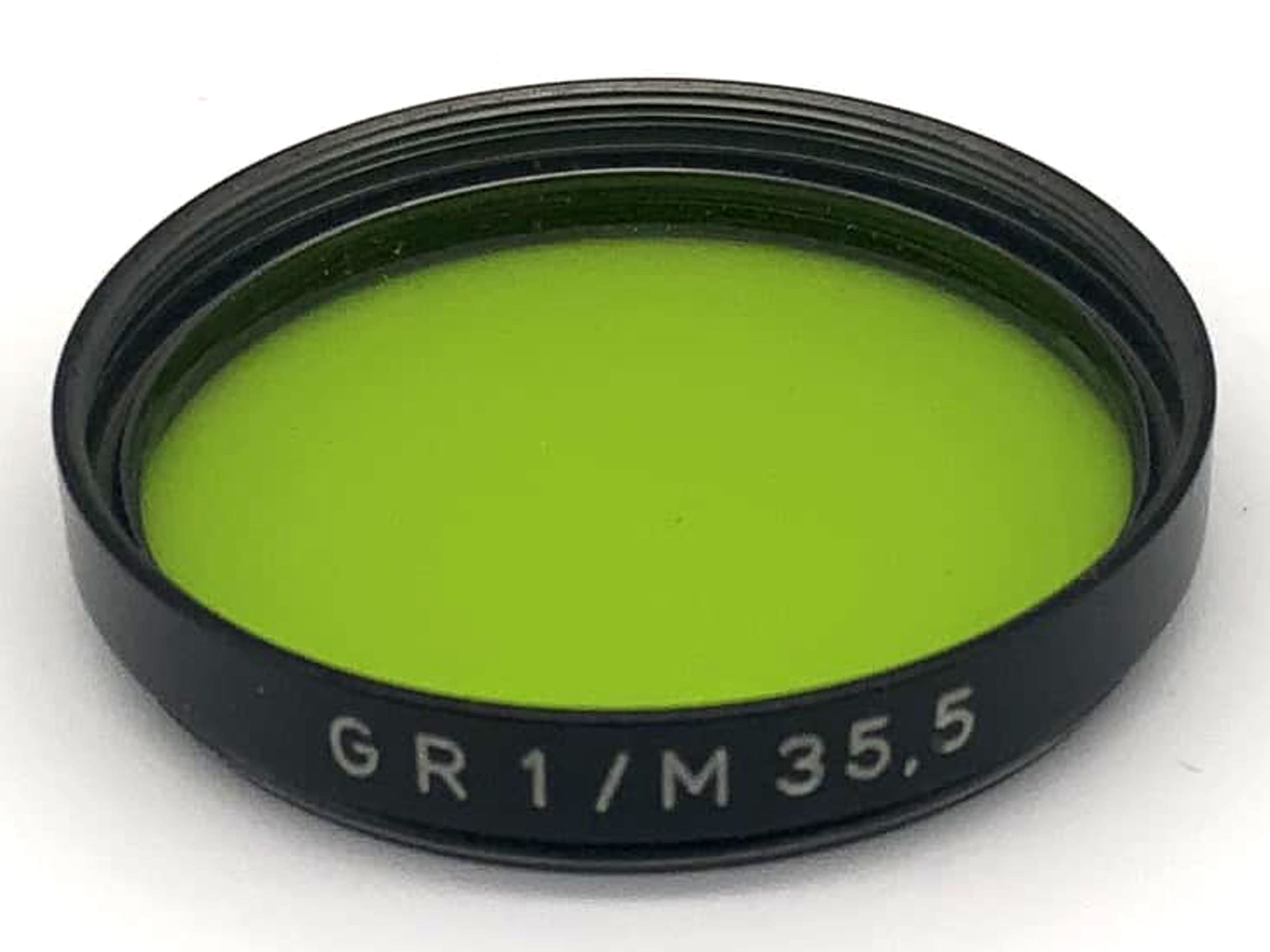 Carl Zeiss Jena color filter 35.5mm filter green GR1/M35.5 for Werra circular