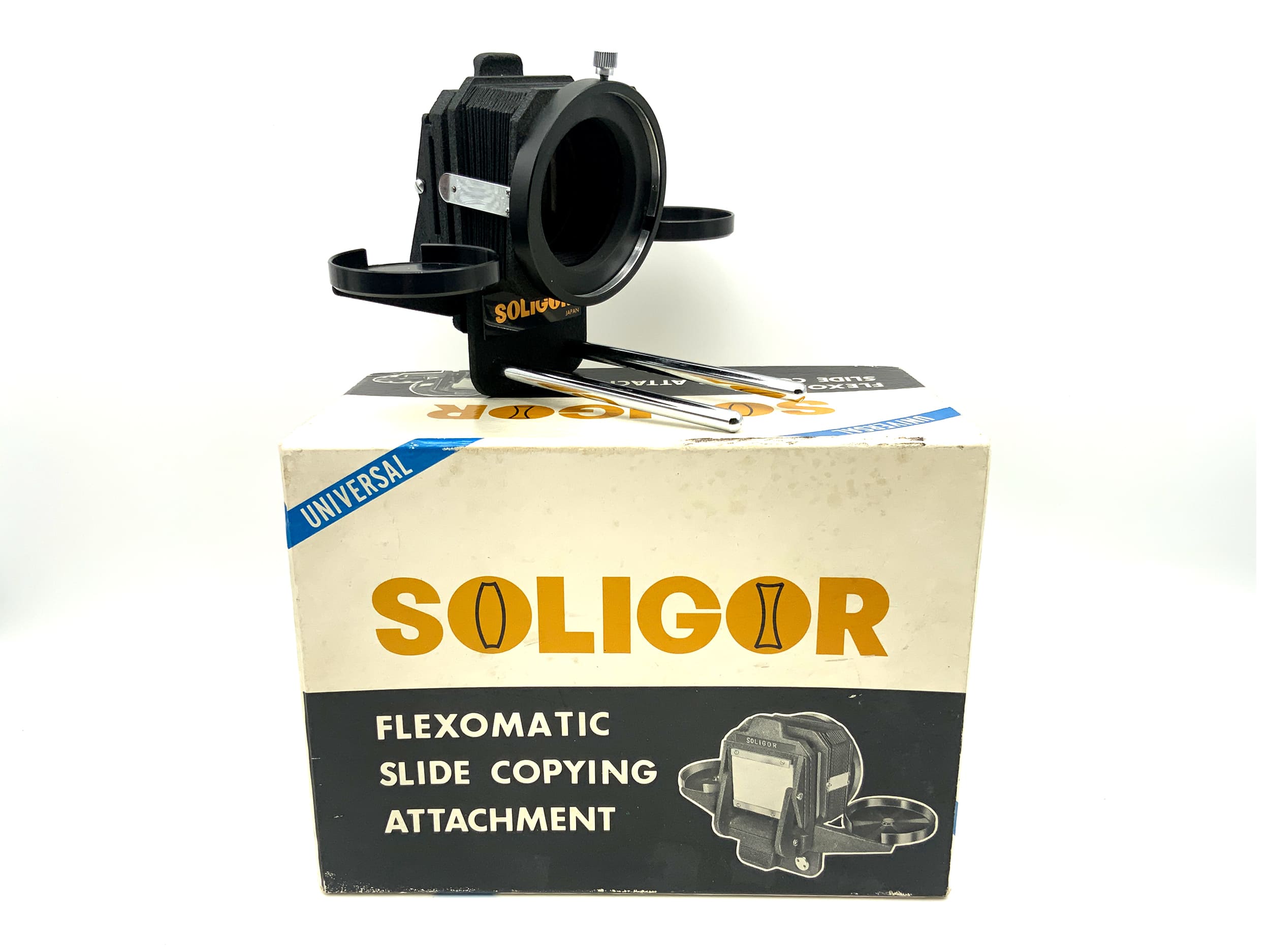 Soligor Flexomatic slide copy machine in original packaging