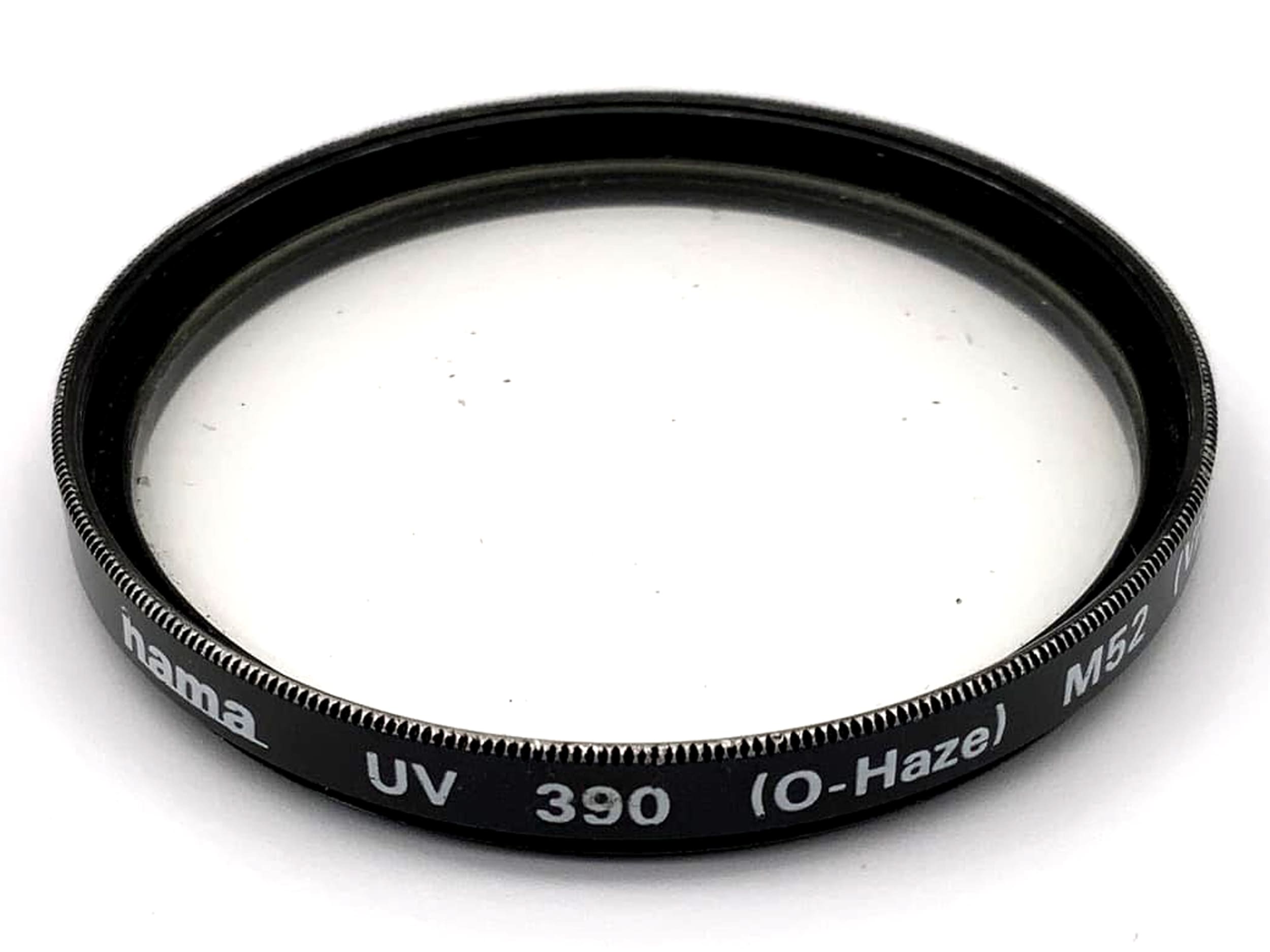 Hama UV filter 52mm filter UV 390 (0-Haze) M52 (VII) filter thread