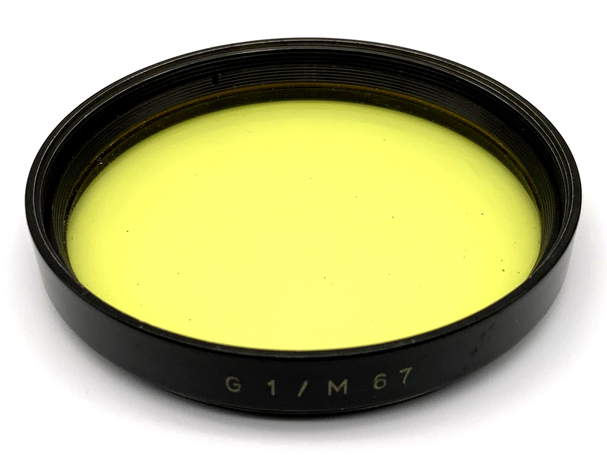 Carl Zeiss Jena color filter 67mm filter yellow G1/M67 filter thread