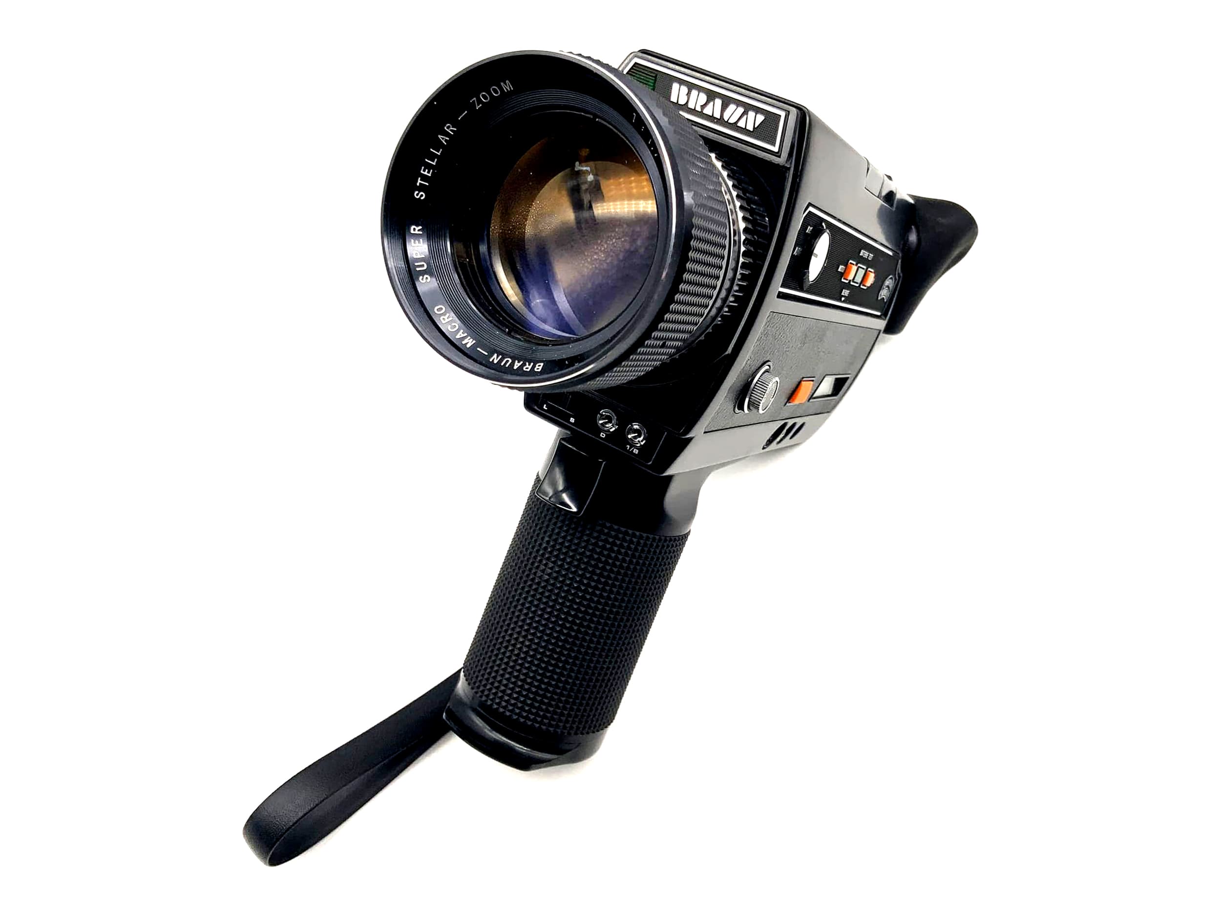 Caméra argentique Braun MZ 864 Macro Stellar Zoom 1.7 8-64 Caméra Super 8